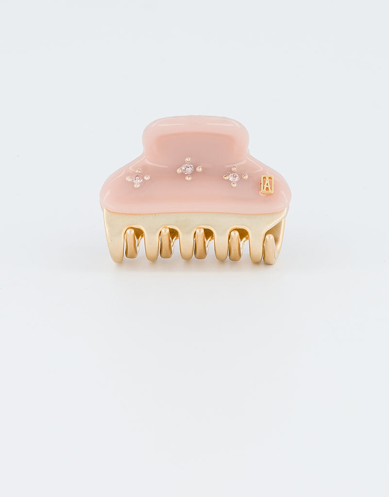 ALEXANDRE DE PARIS Vendome Soleil Levant acetate and crystals hair claw clip