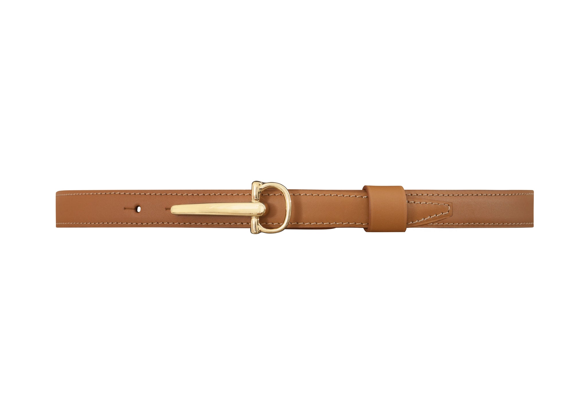 VAINCOURT La Séduisante Horse Bit Buckle Leather Belt