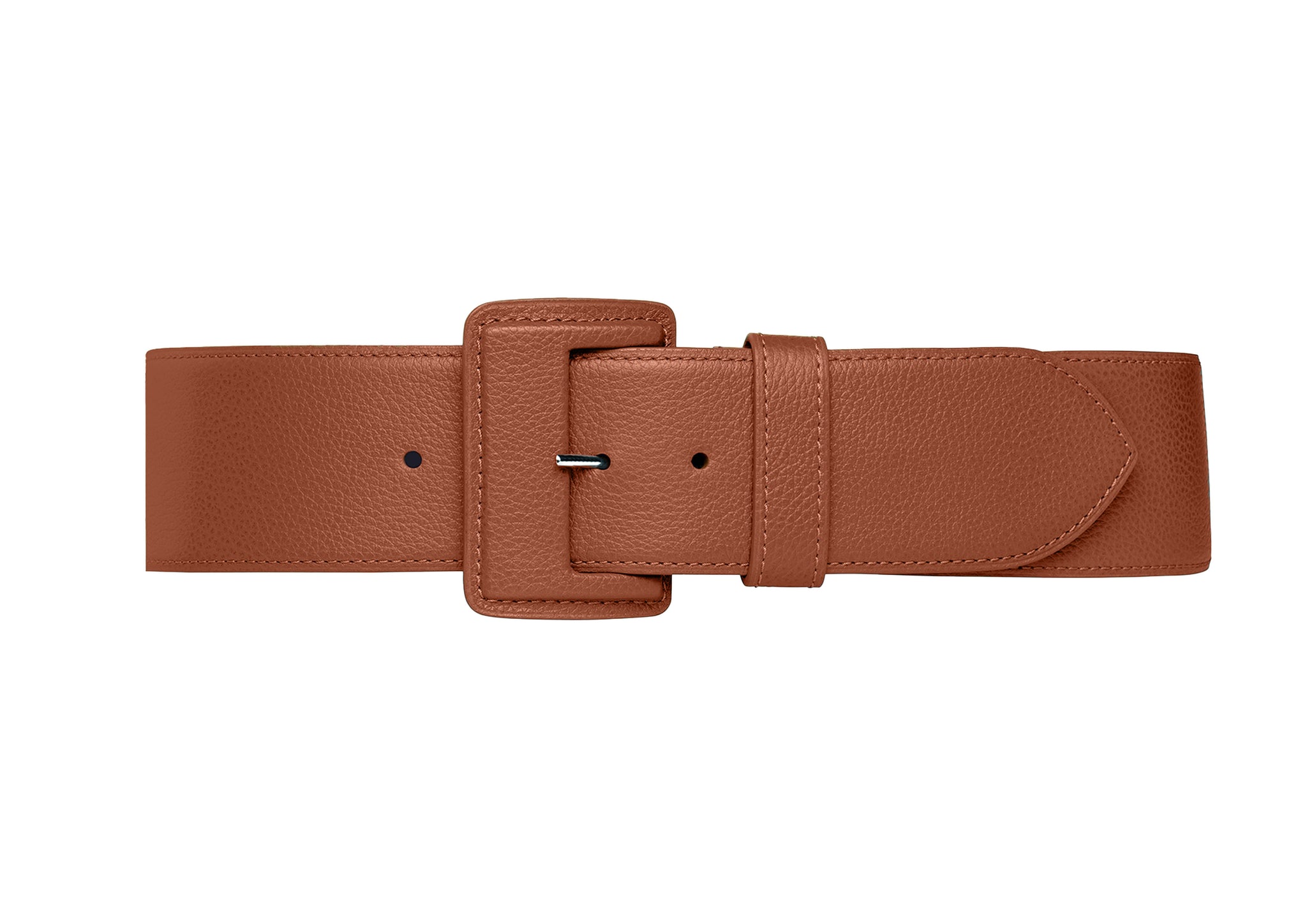VAINCOURT La Merveilleuse Leather Buckle Belt