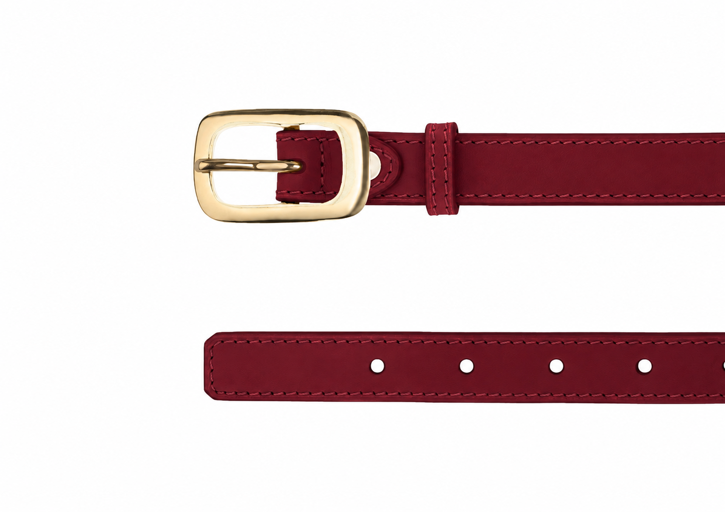 VAINCOURT La Petite Captivante Leather Belt
