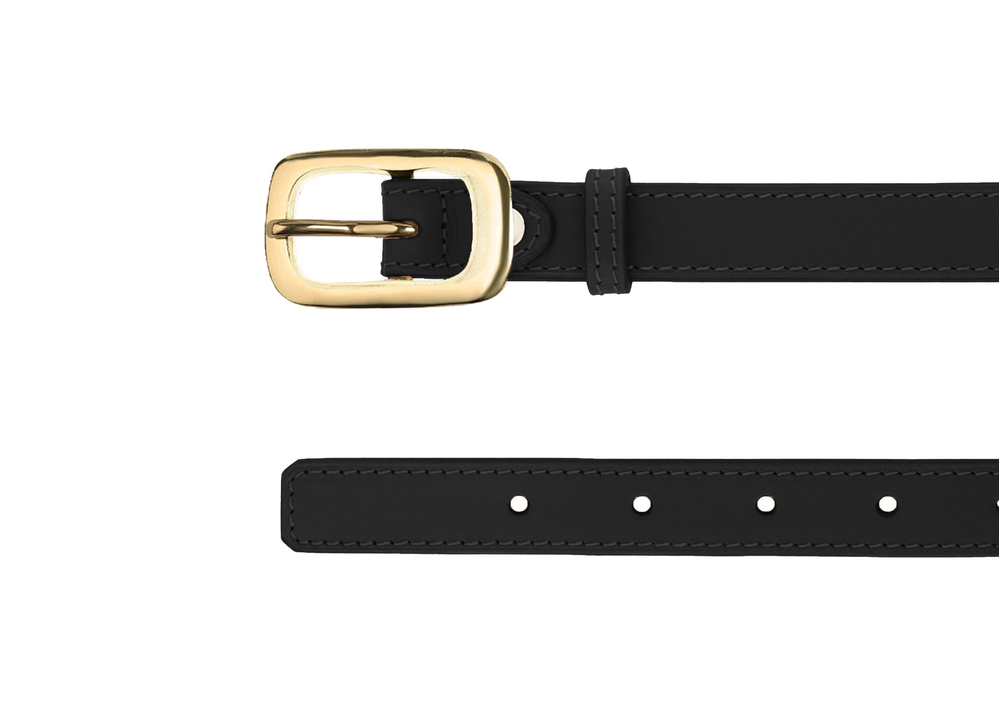 VAINCOURT La petite captivante leather belt