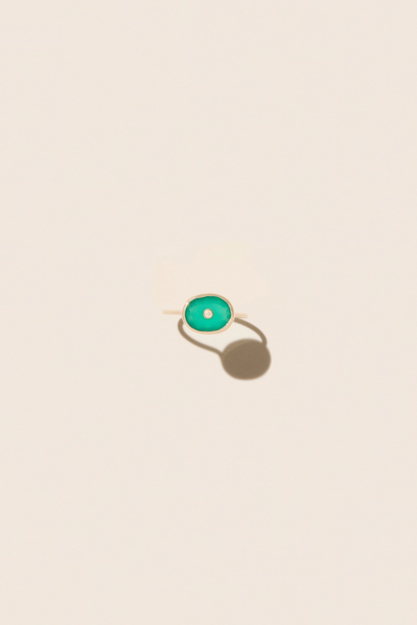 PASCALE MONVOISIN Orso Green Onyx and Diamond Ring