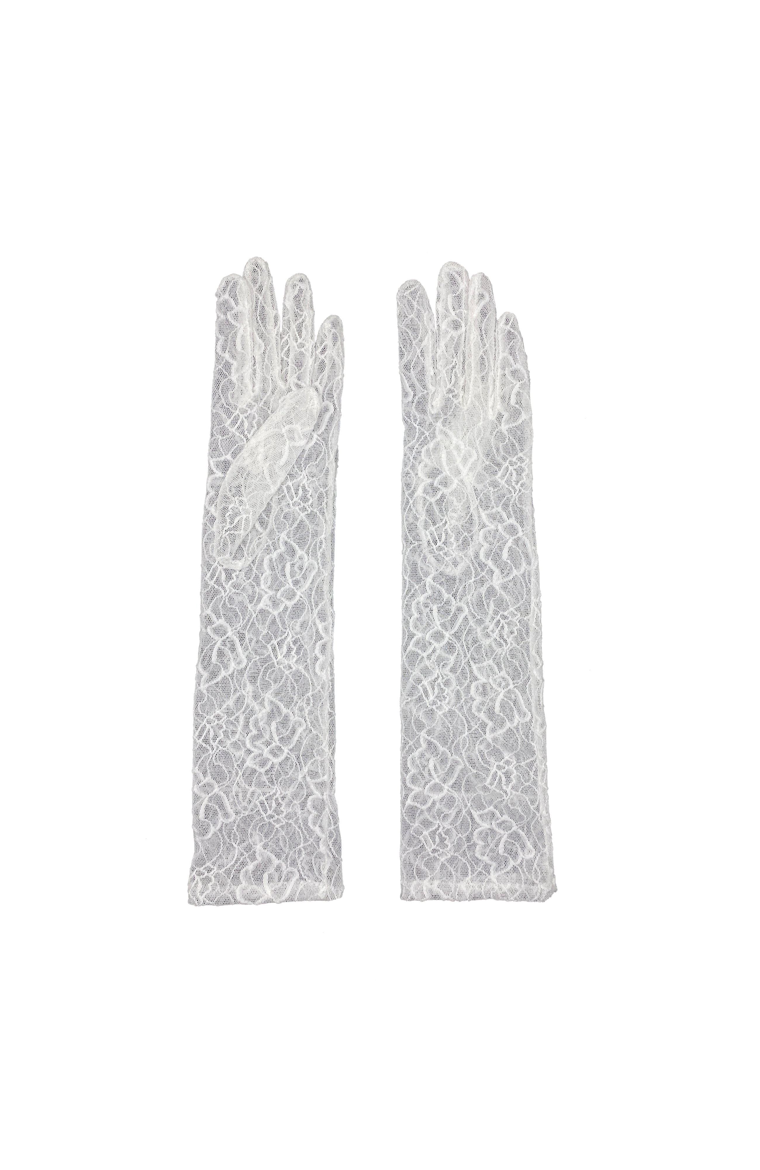 AGNELLE Mid length lace gloves