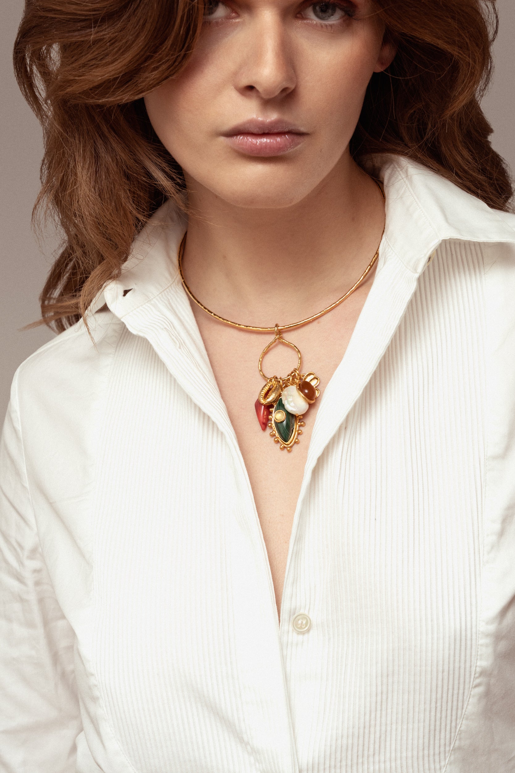 SYLVIA TOLEDANO Grigri Choker Charms Necklace
