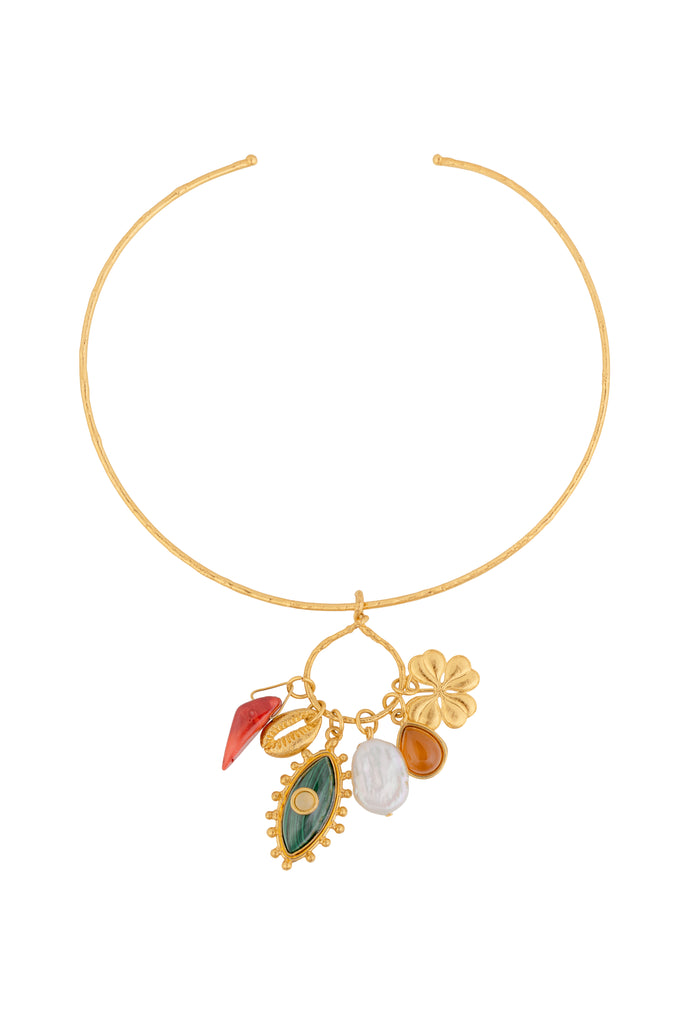 SYLVIA TOLEDANO Grigri Choker Charms Necklace