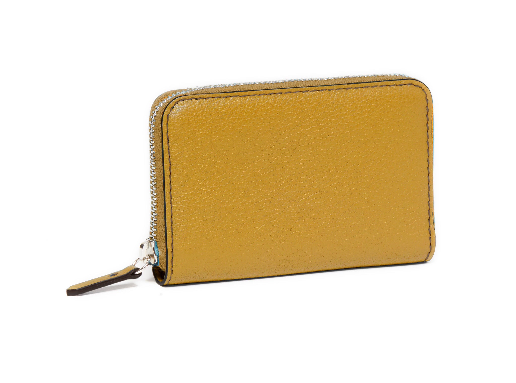 GUIBERT Zipped purse 4 cards in Pessoa leather