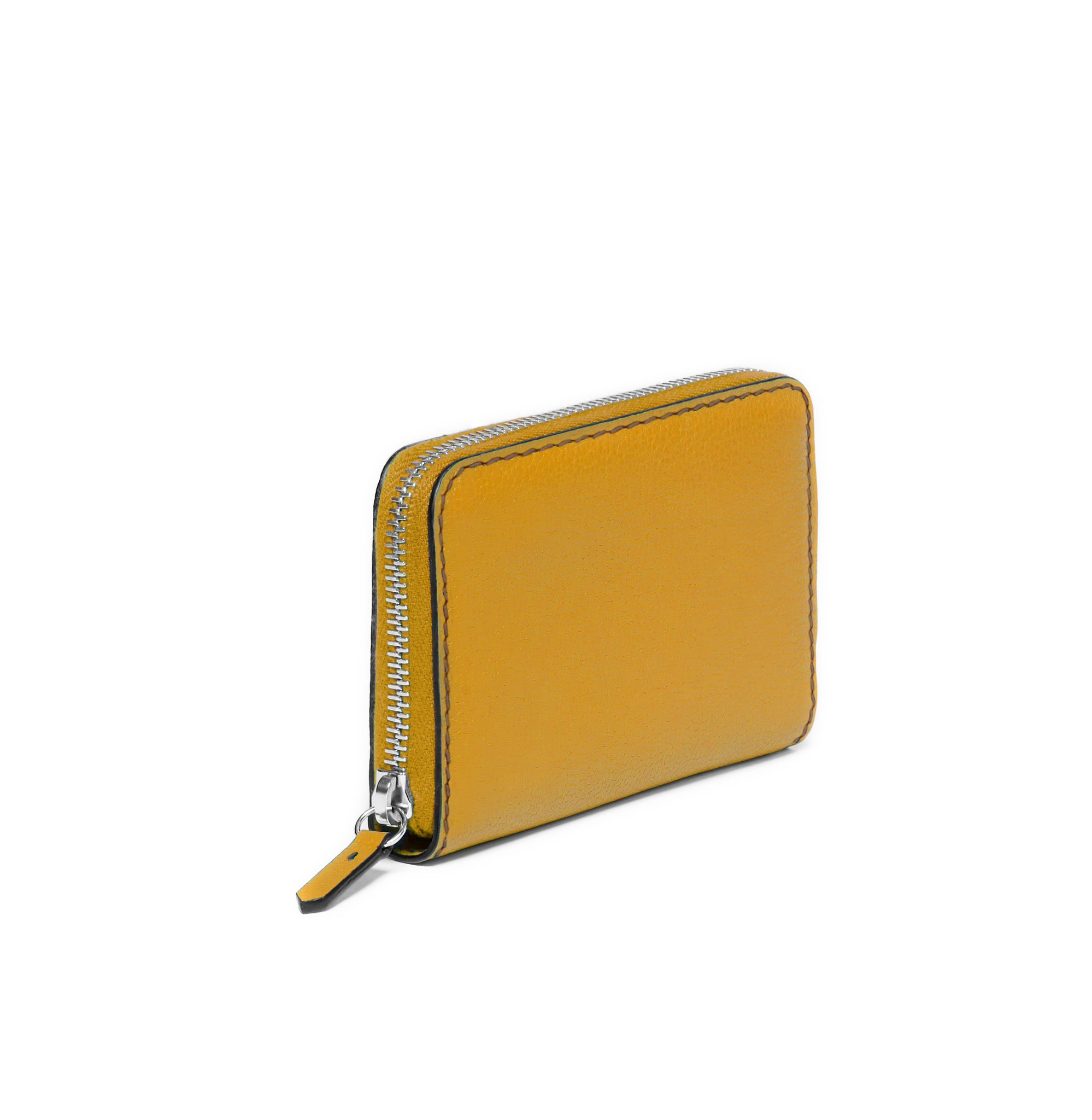 GUIBERT Zipped purse 4 cards in Pessoa leather