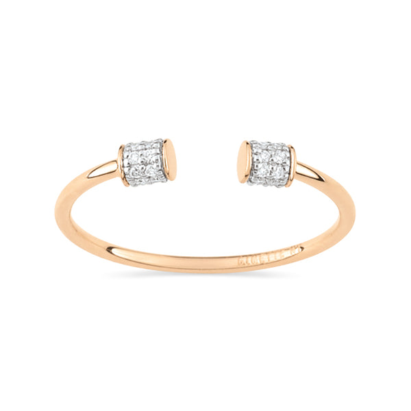 GINETTE NY Single diamond choker ring