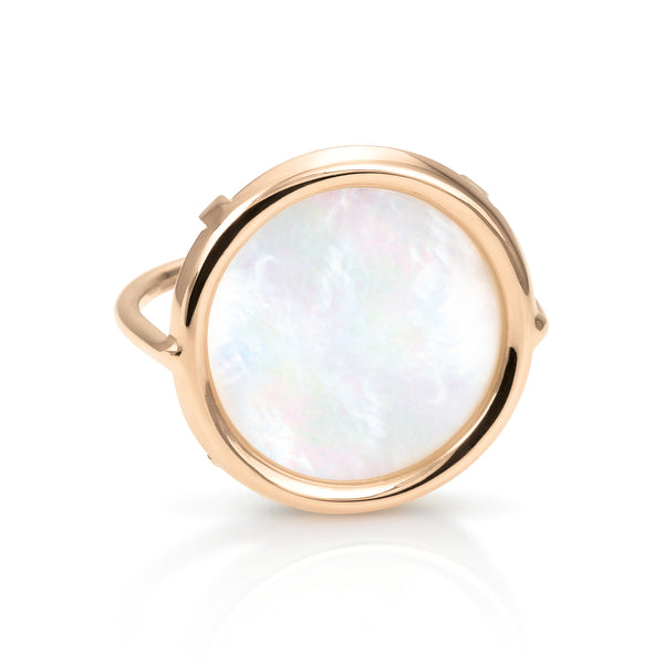 GINETTE NY Disc ring mother-of-pearl