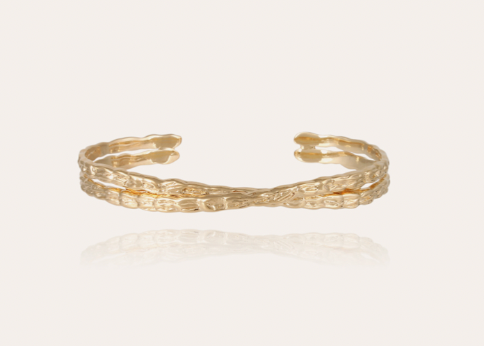 GAS BIJOUX Liane crossed bracelet gold