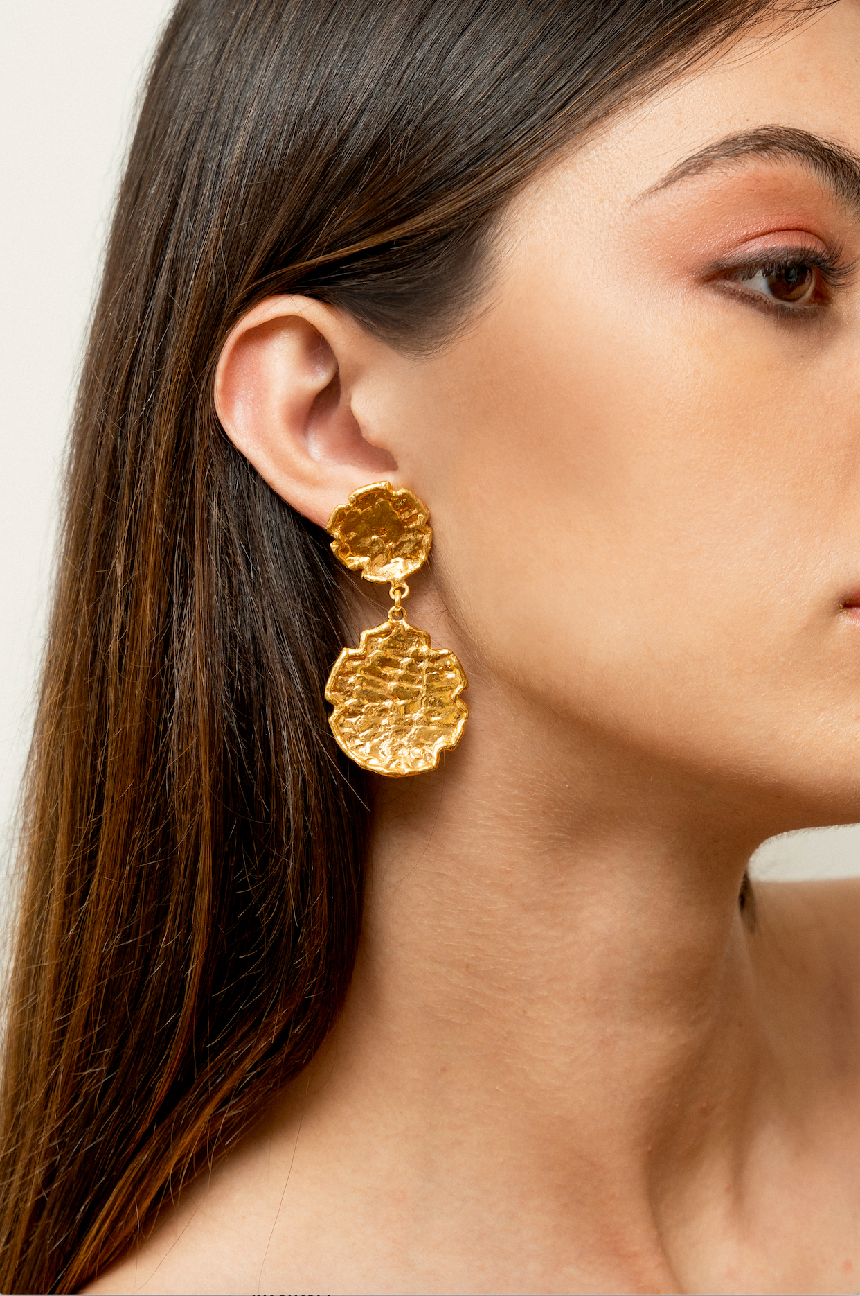 14K Pink Gold CZ Swan Earrings | Shin Brothers Jewelers Inc.
