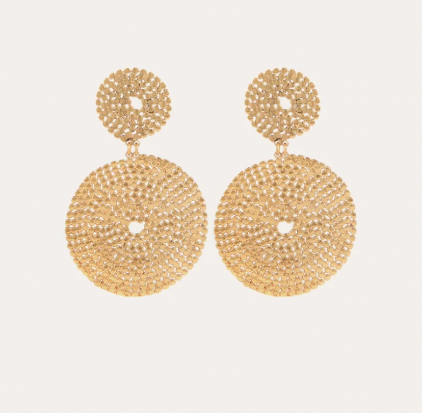 GAS BIJOUX Onde Lucky earrings gold