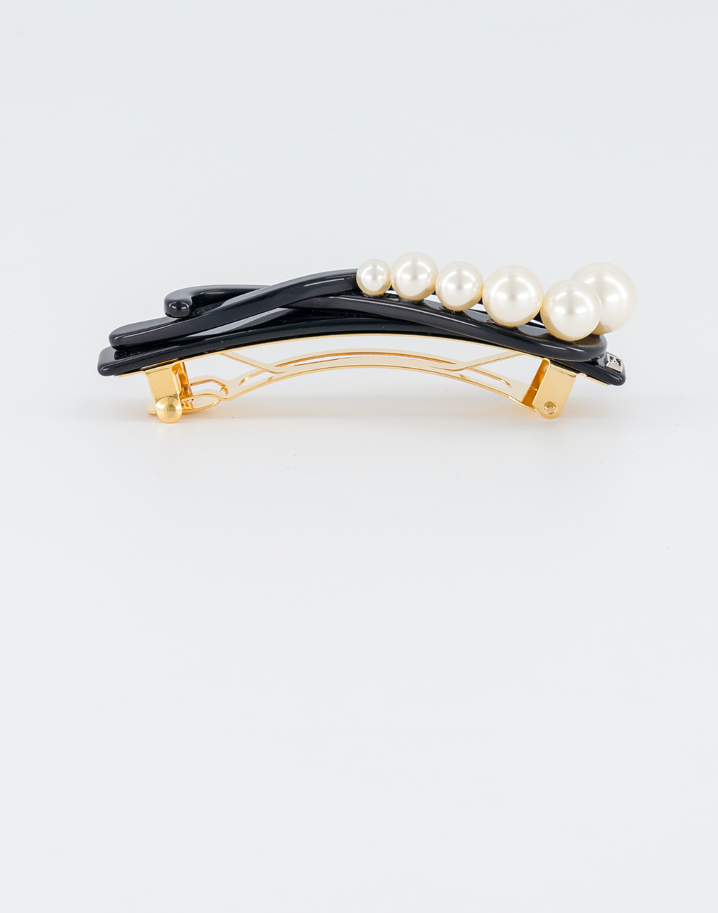 ALEXANDRE DE PARIS pearl barrette