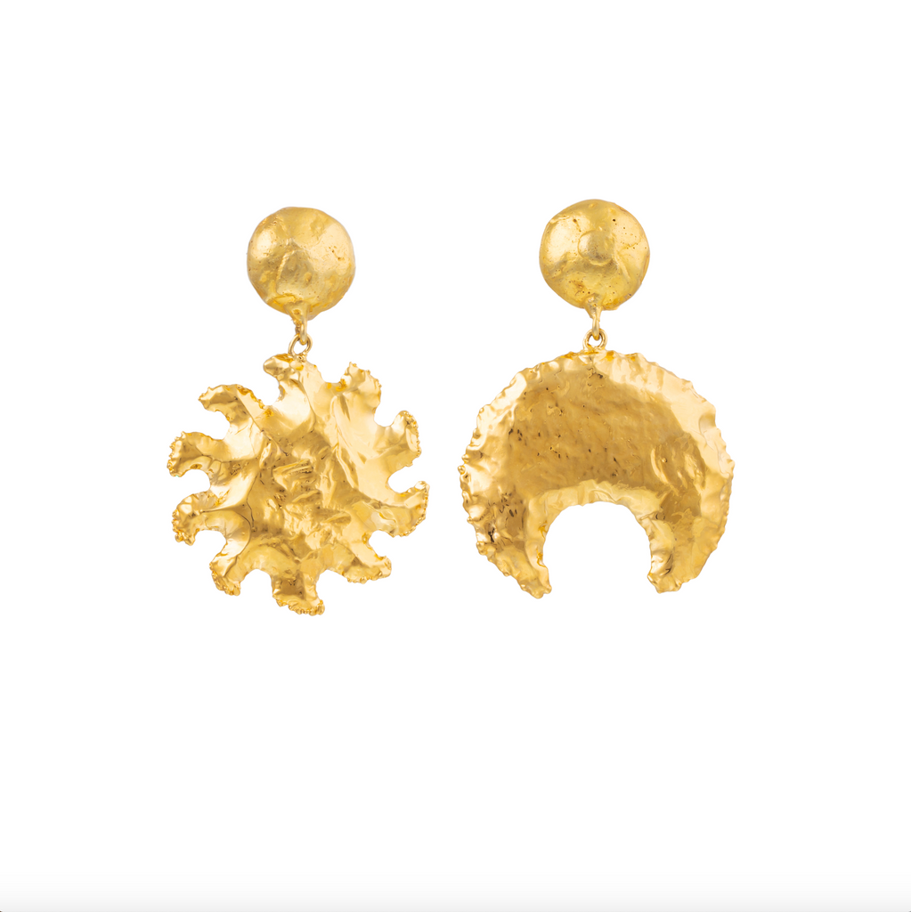 SYLVIA TOLEDANO Sol y Luna earrings