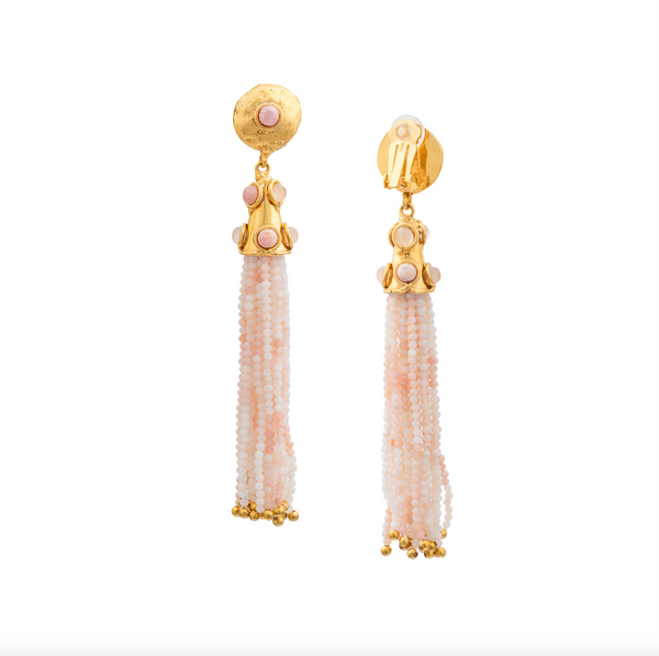 SYLVIA TOLEDANO Gia Tassel Clip Earrings