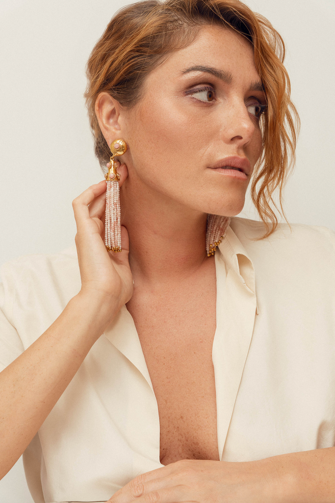 SYLVIA TOLEDANO Gia tassel earrings
