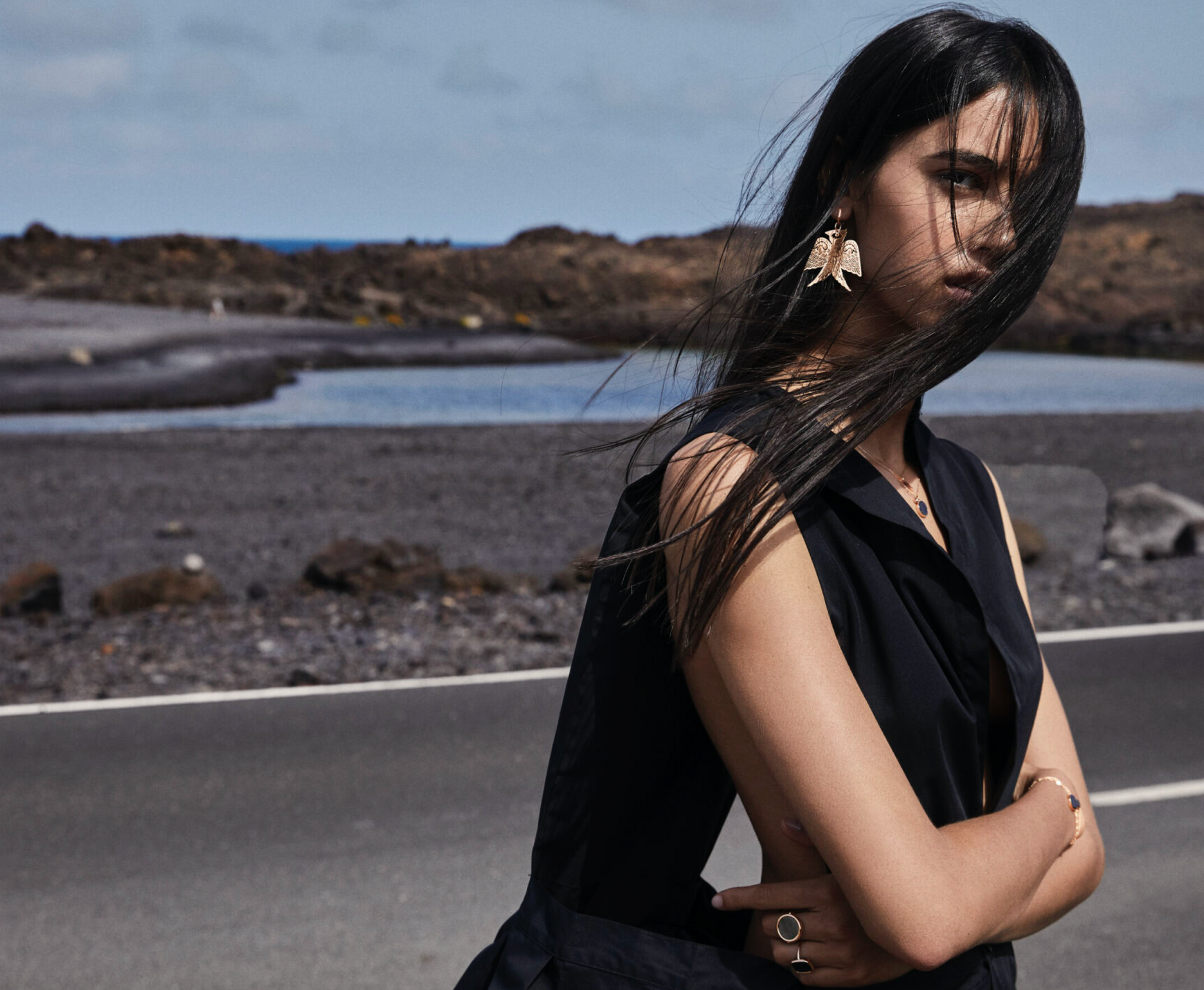 Ginette NY Georgia single earring