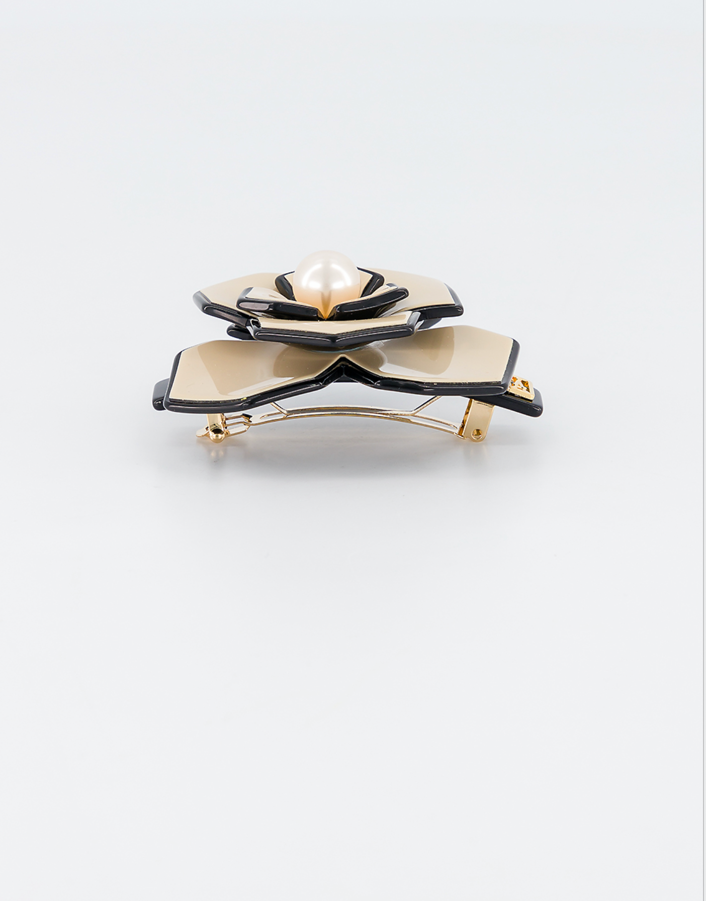 ALEXANDRE DE PARIS Camelia "Amour Parisienne" barette