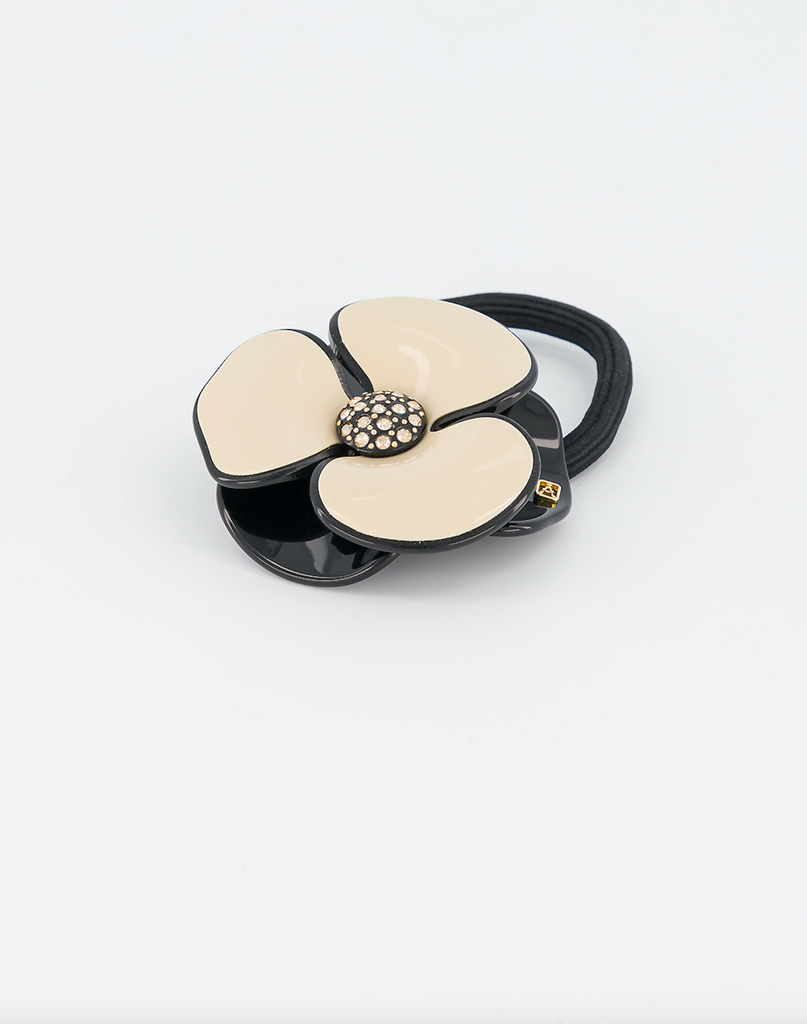 ALEXANDRE DE PARIS Camelia hair tie