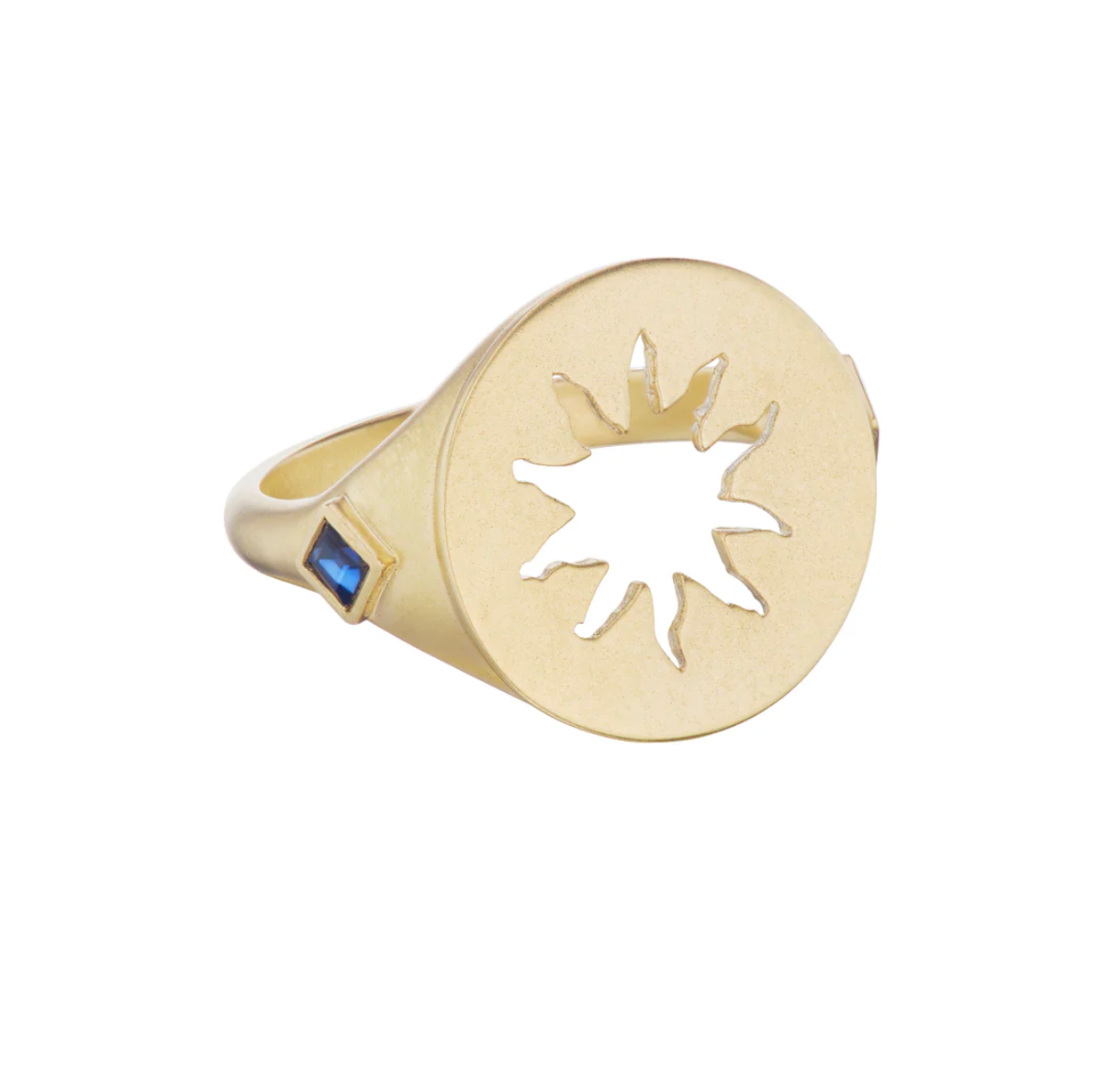 GAZZA LADRA Sun Signet Ring Gold