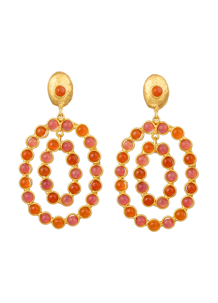 SYLVIA TOLEDANO Gina Pink Earrings