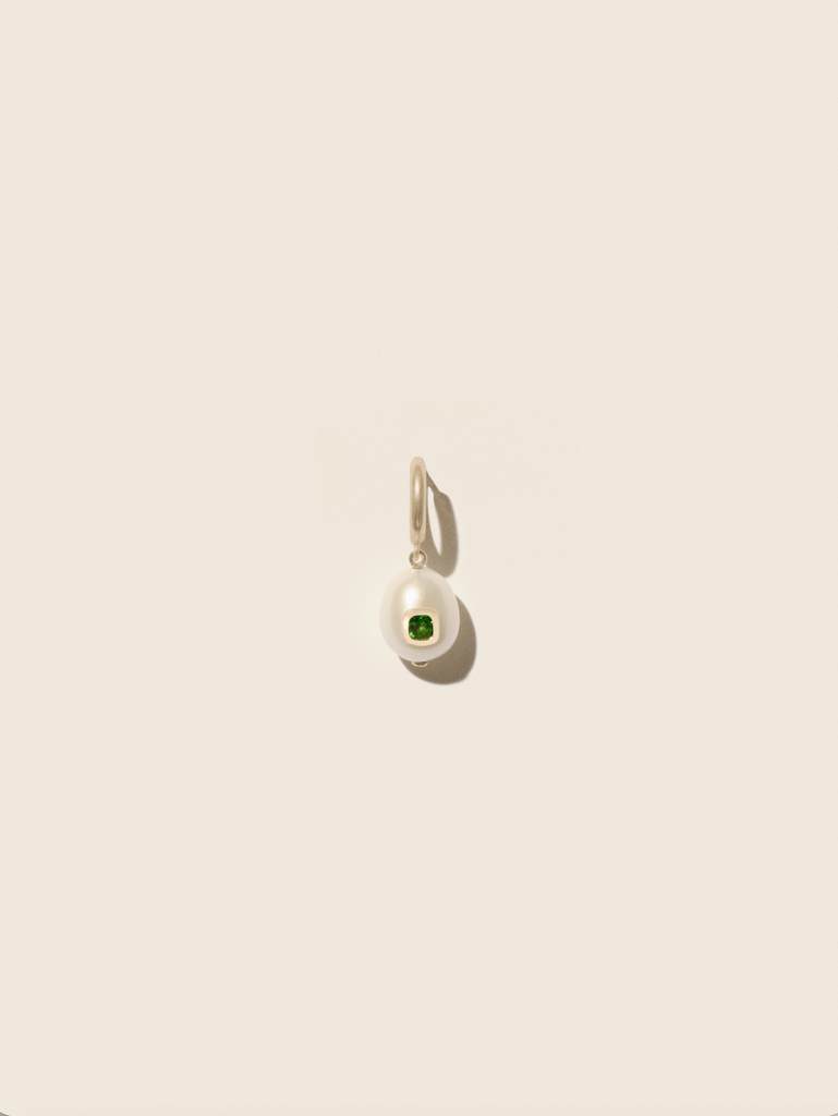 PASCALE MONVOISIN Single Pearl Eddie Earring