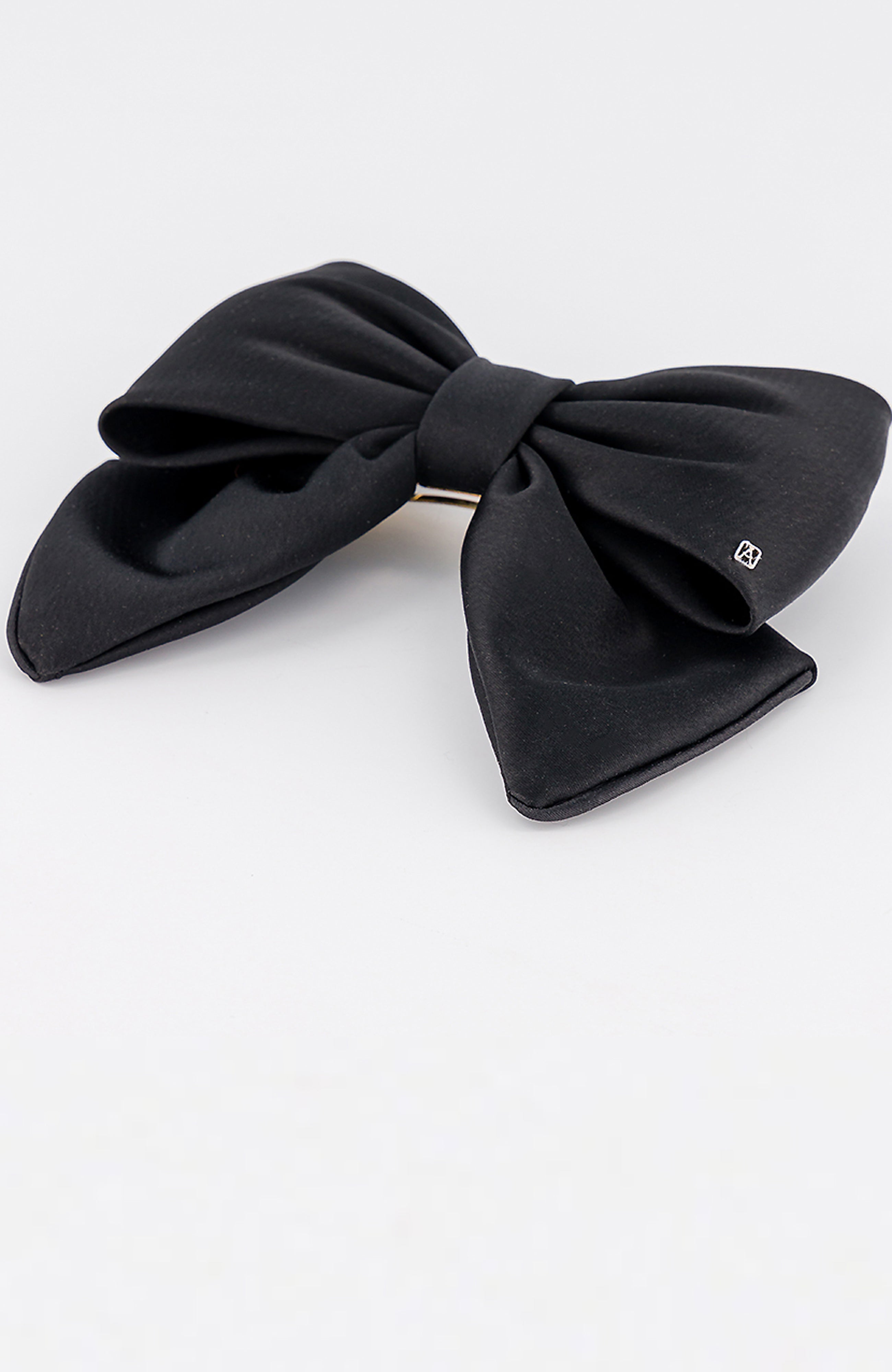 ALEXANDRE DE PARIS Perrine silk bow barette
