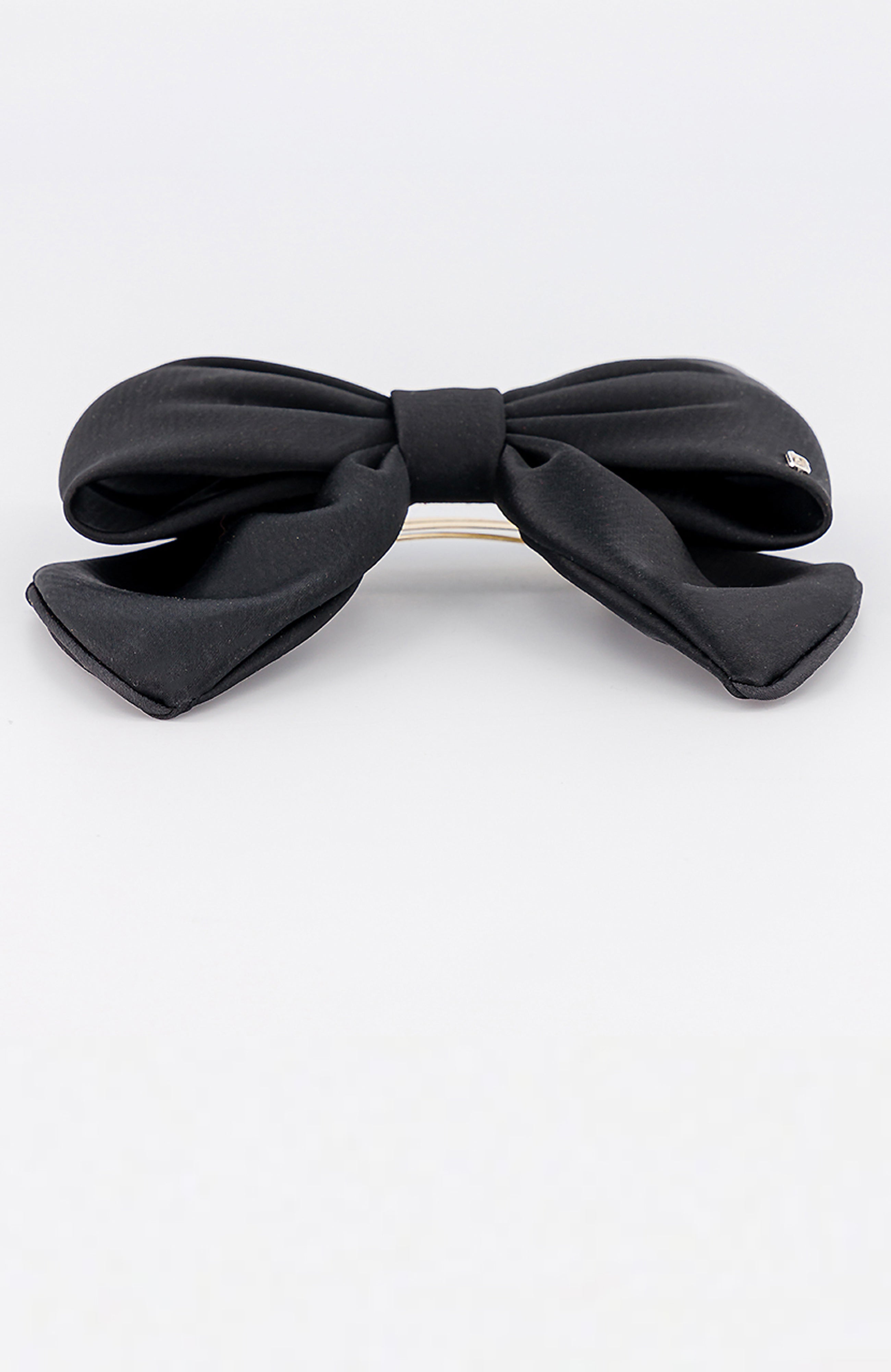 ALEXANDRE DE PARIS Perrine silk bow barette