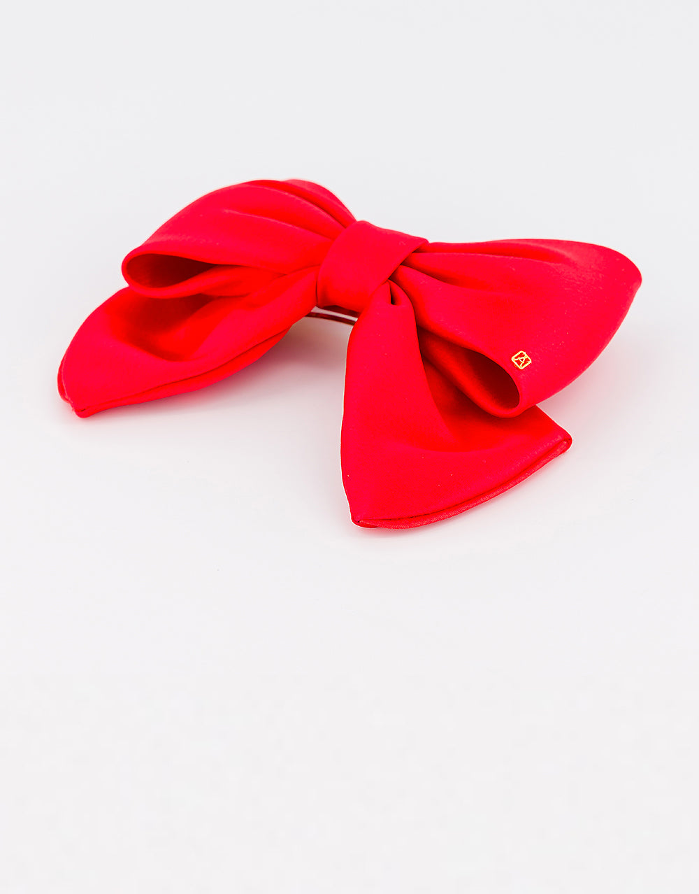 ALEXANDRE DE PARIS silk bow barette