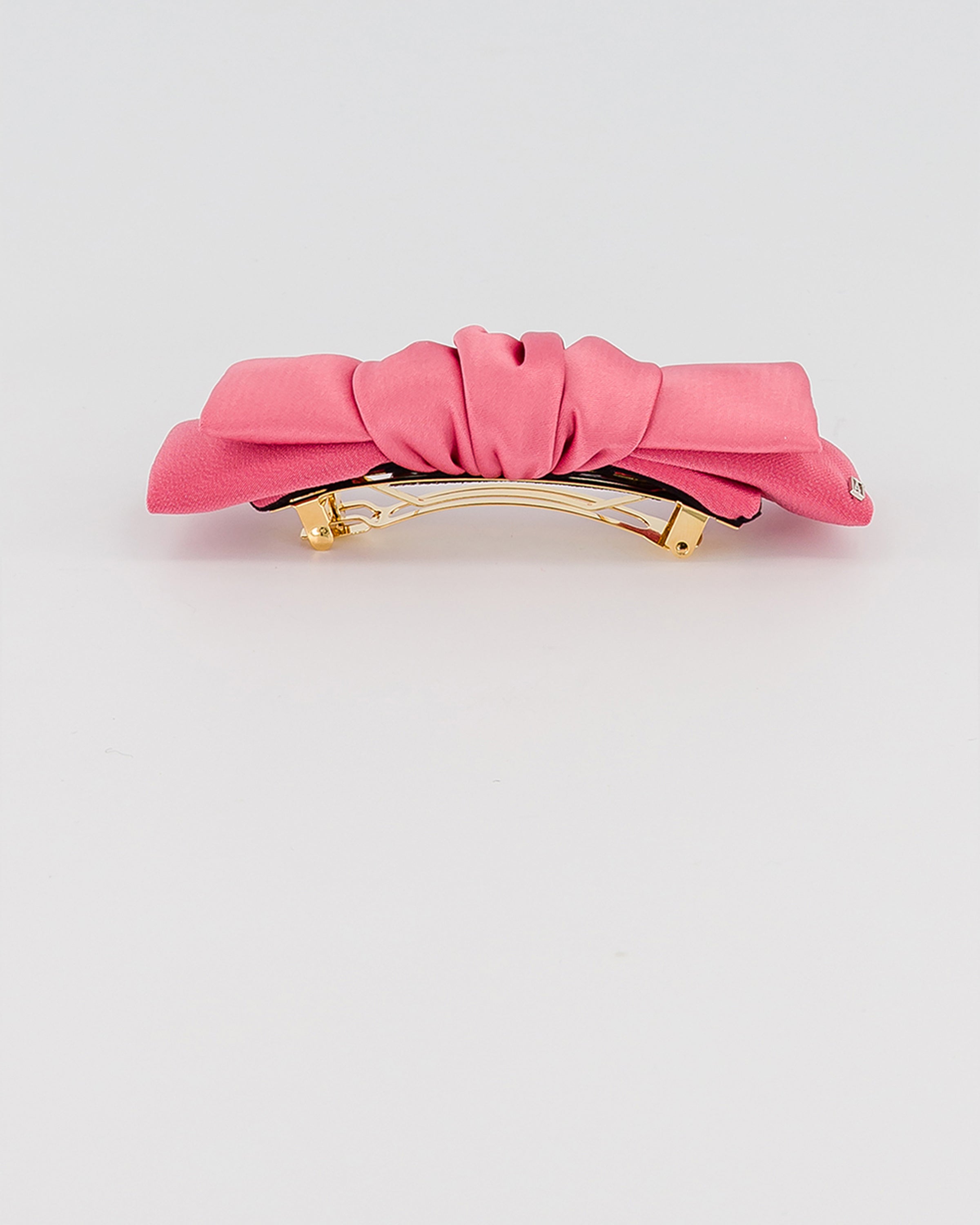 ALEXANDRE DE PARIS Silk bow hair barette