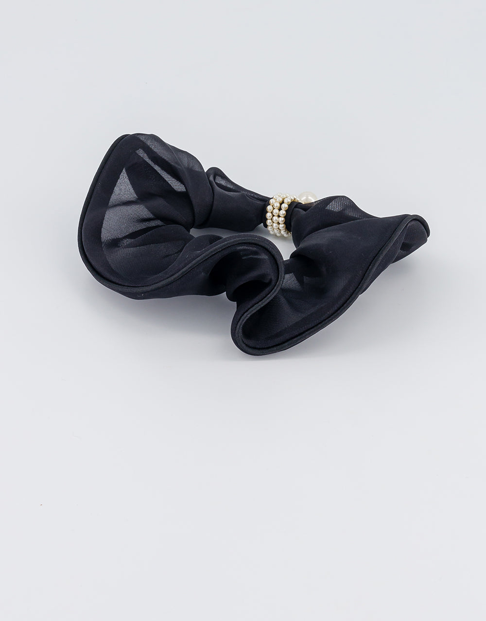 ALEXANDRE DE PARIS Organza silk scrunchie