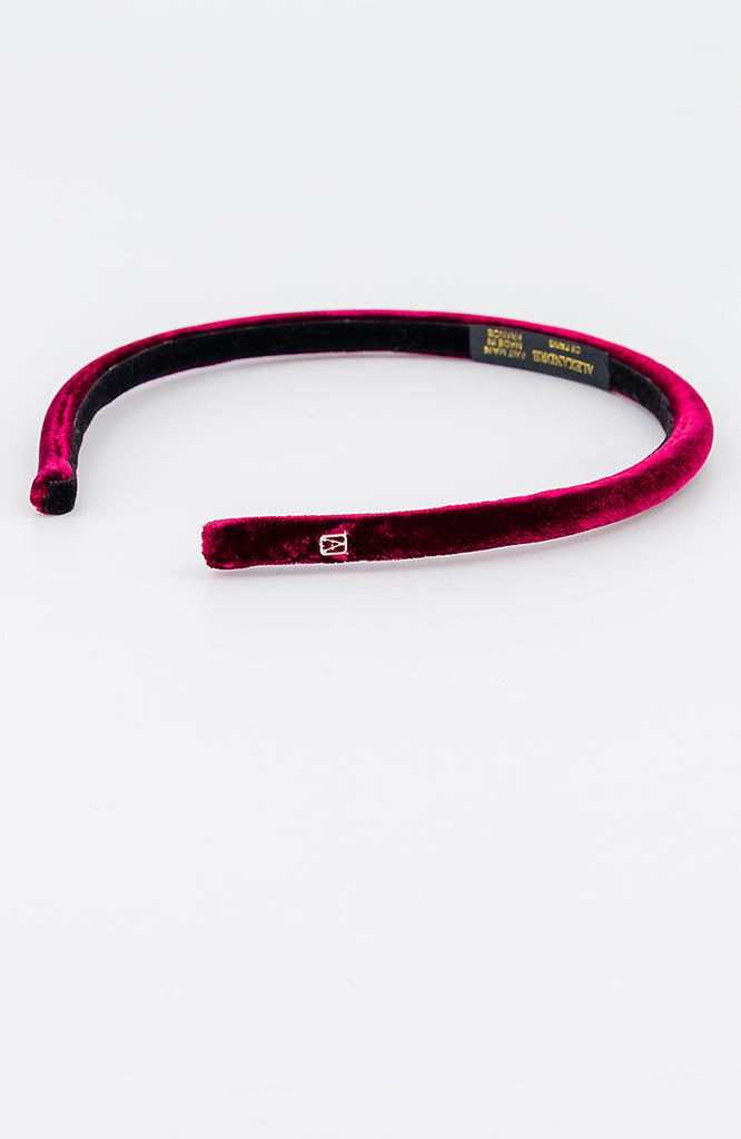ALEXANDRE DE PARIS Thin Velvet Headband