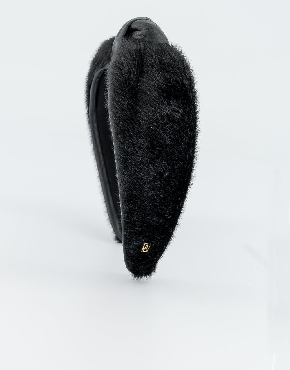 ALEXANDRE DE PARIS Blizzard Faux Fur and Leather Headband
