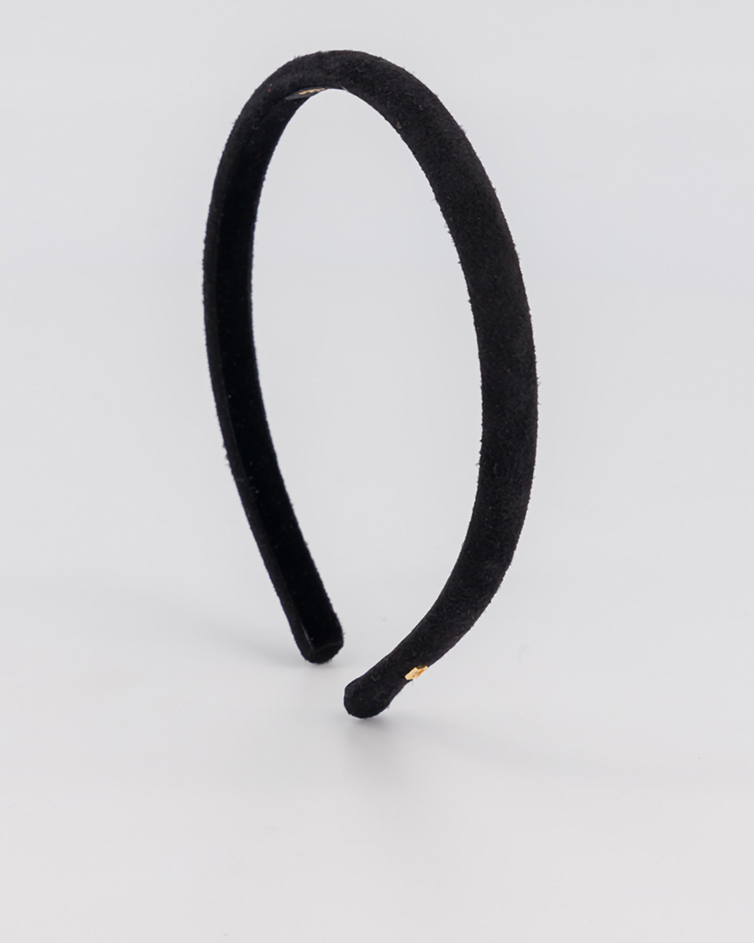 ALEXANDRE DE PARIS Suede headband
