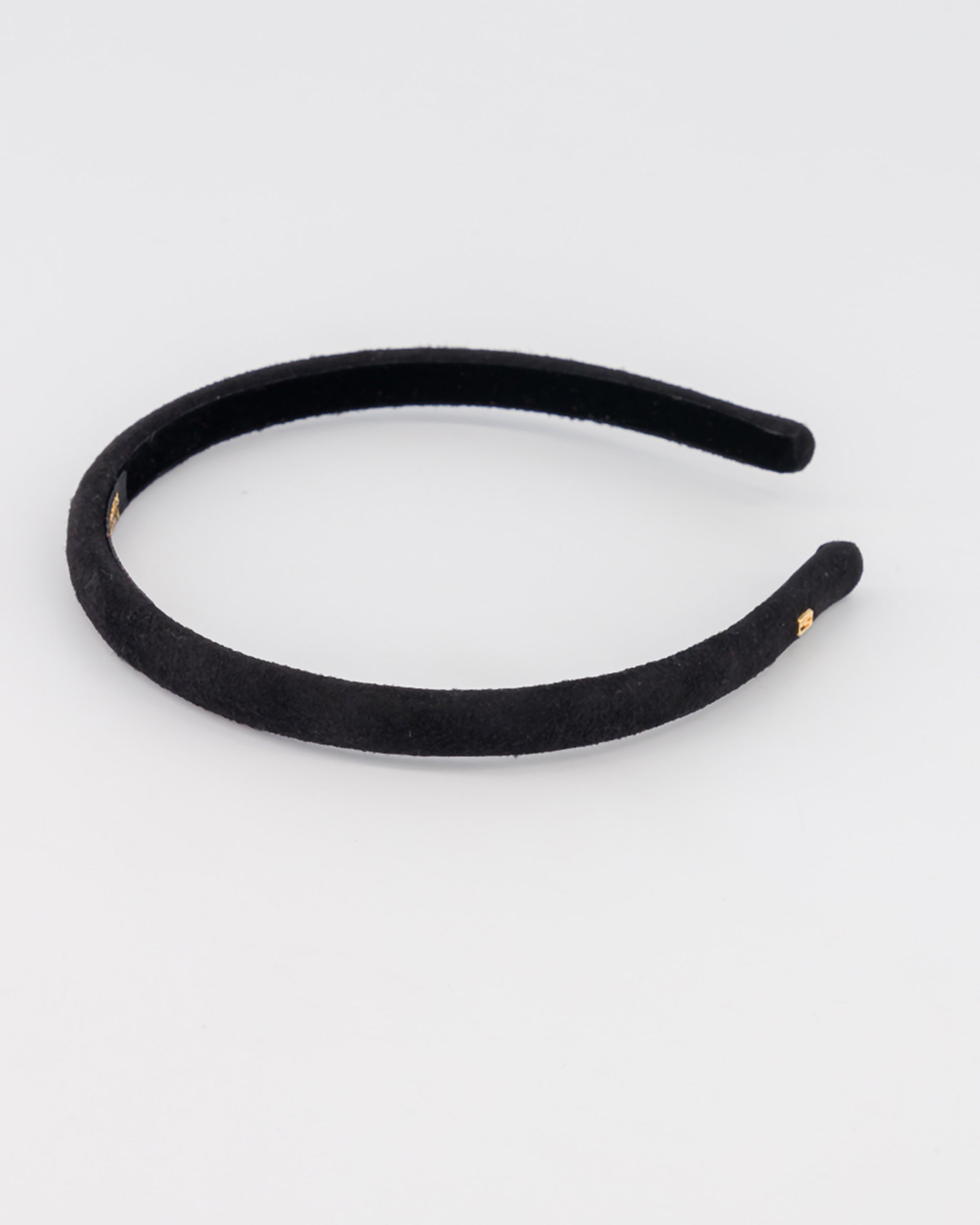 ALEXANDRE DE PARIS Suede headband