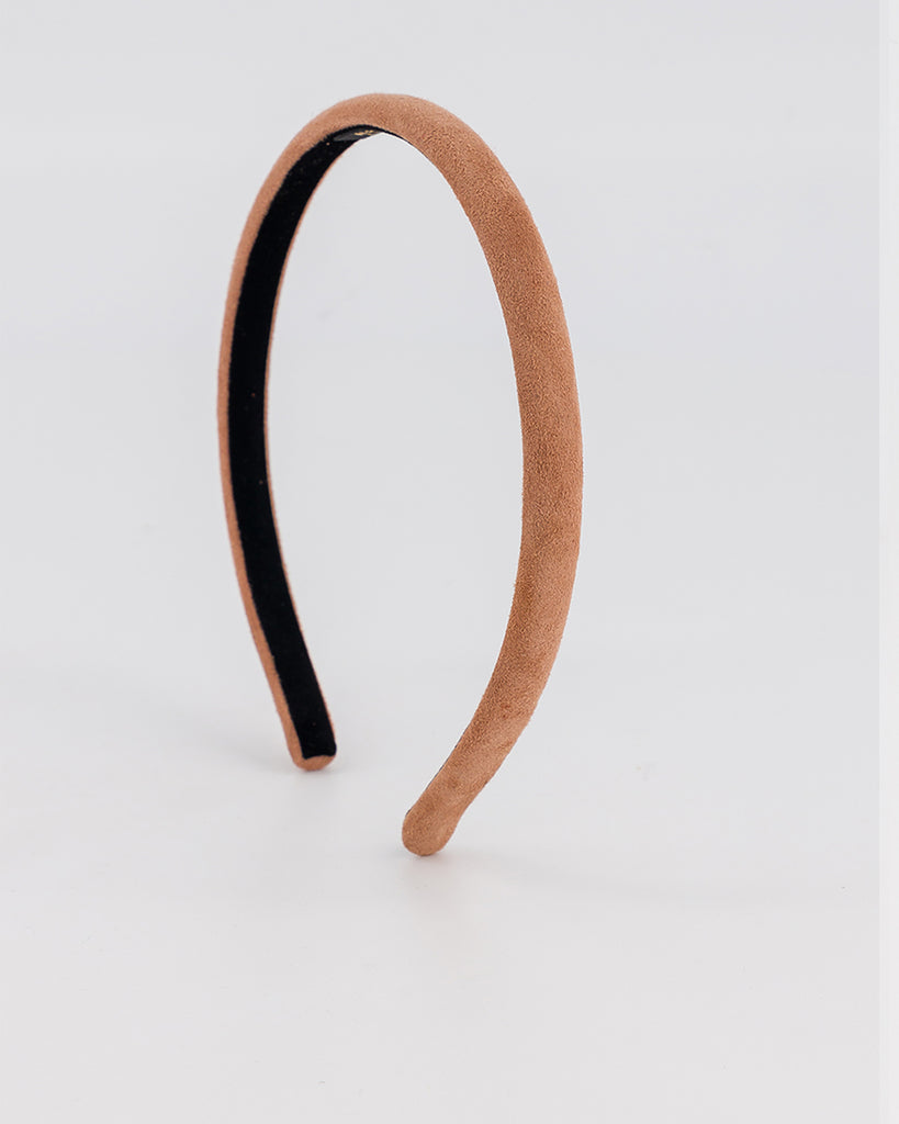 ALEXANDRE DE PARIS Suede headband