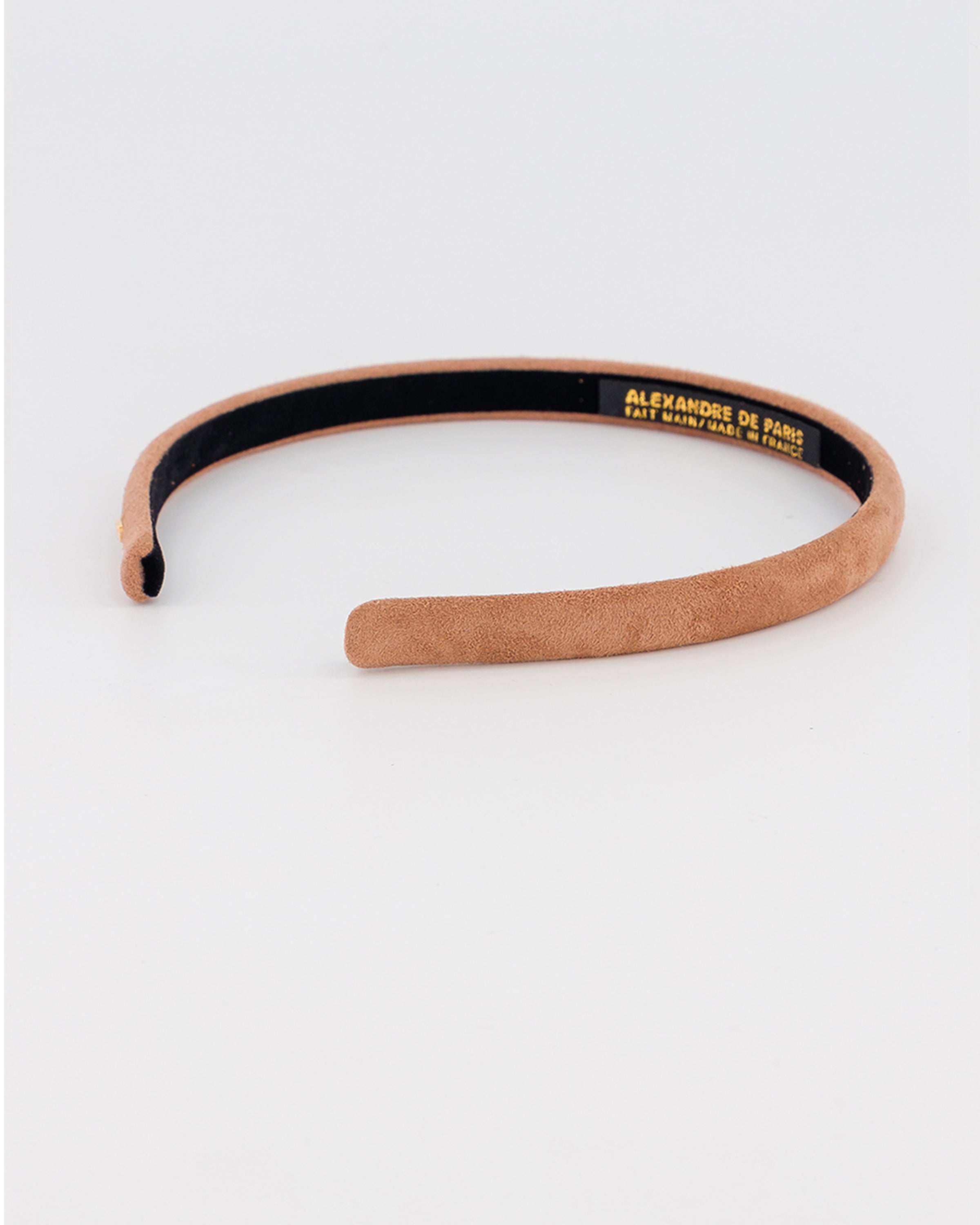 ALEXANDRE DE PARIS Suede headband