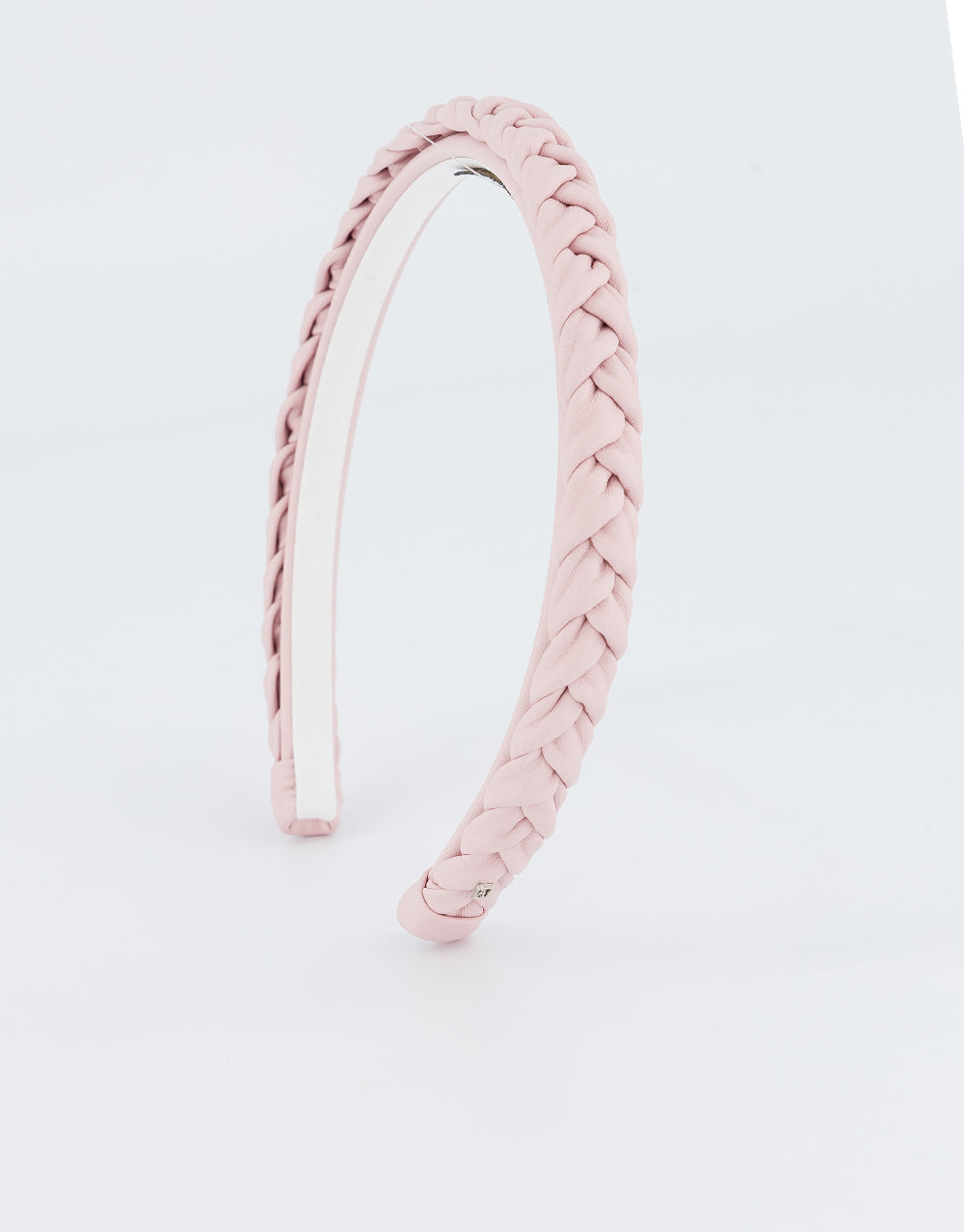 Braided leather headband