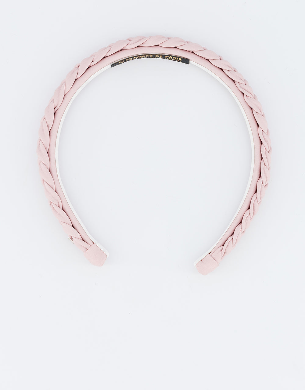 Braided leather headband