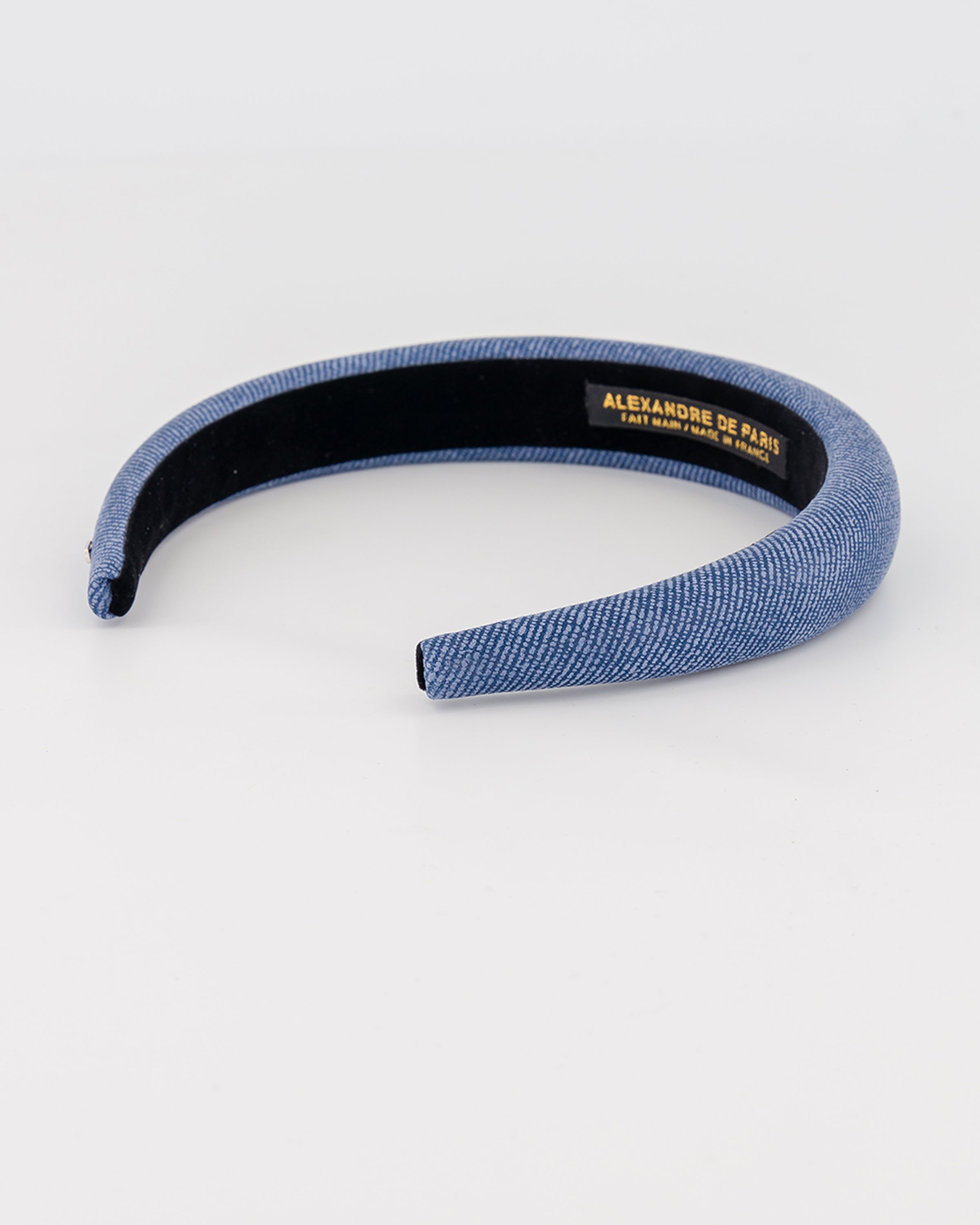 ALEXANDRE DE PARIS Denim headband
