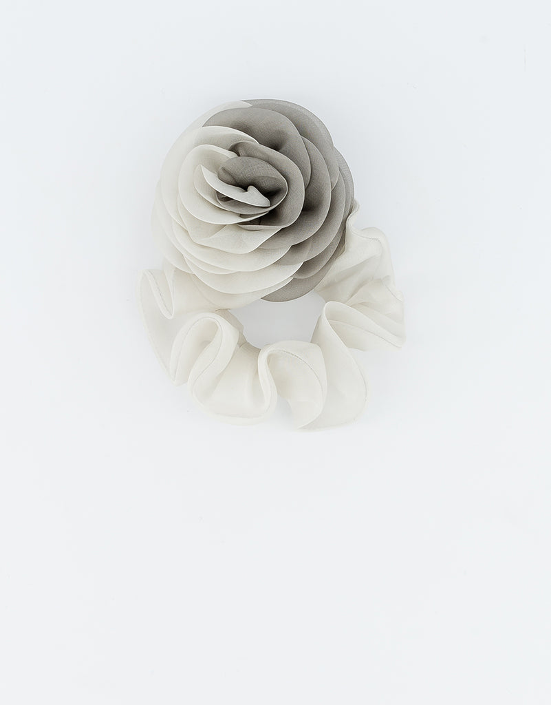 ALEXANDRE DE PARIS Perla silk flower hair tie
