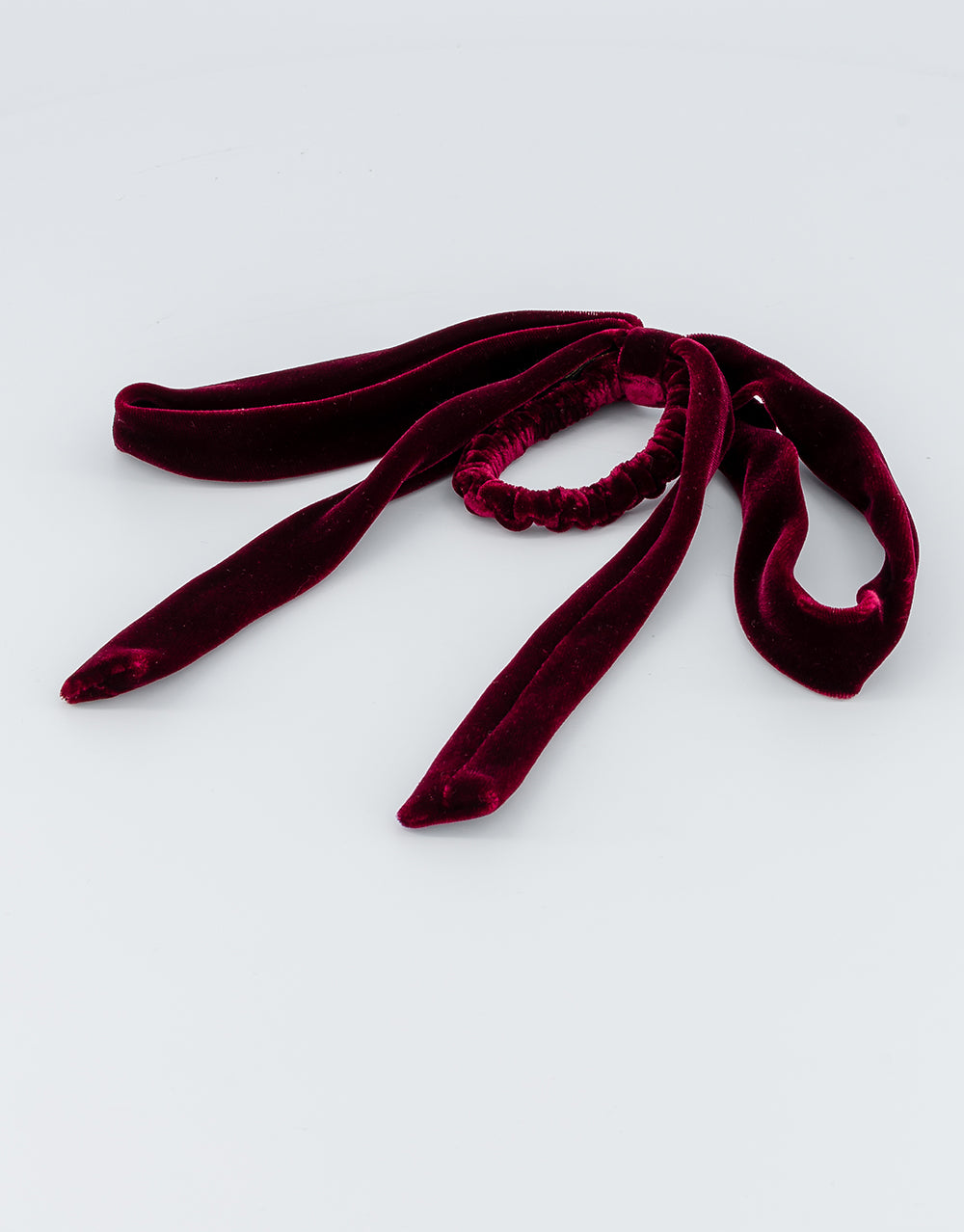 ALEXANDRE DE PARIS Isild Velvet Ribbon Hair Tie