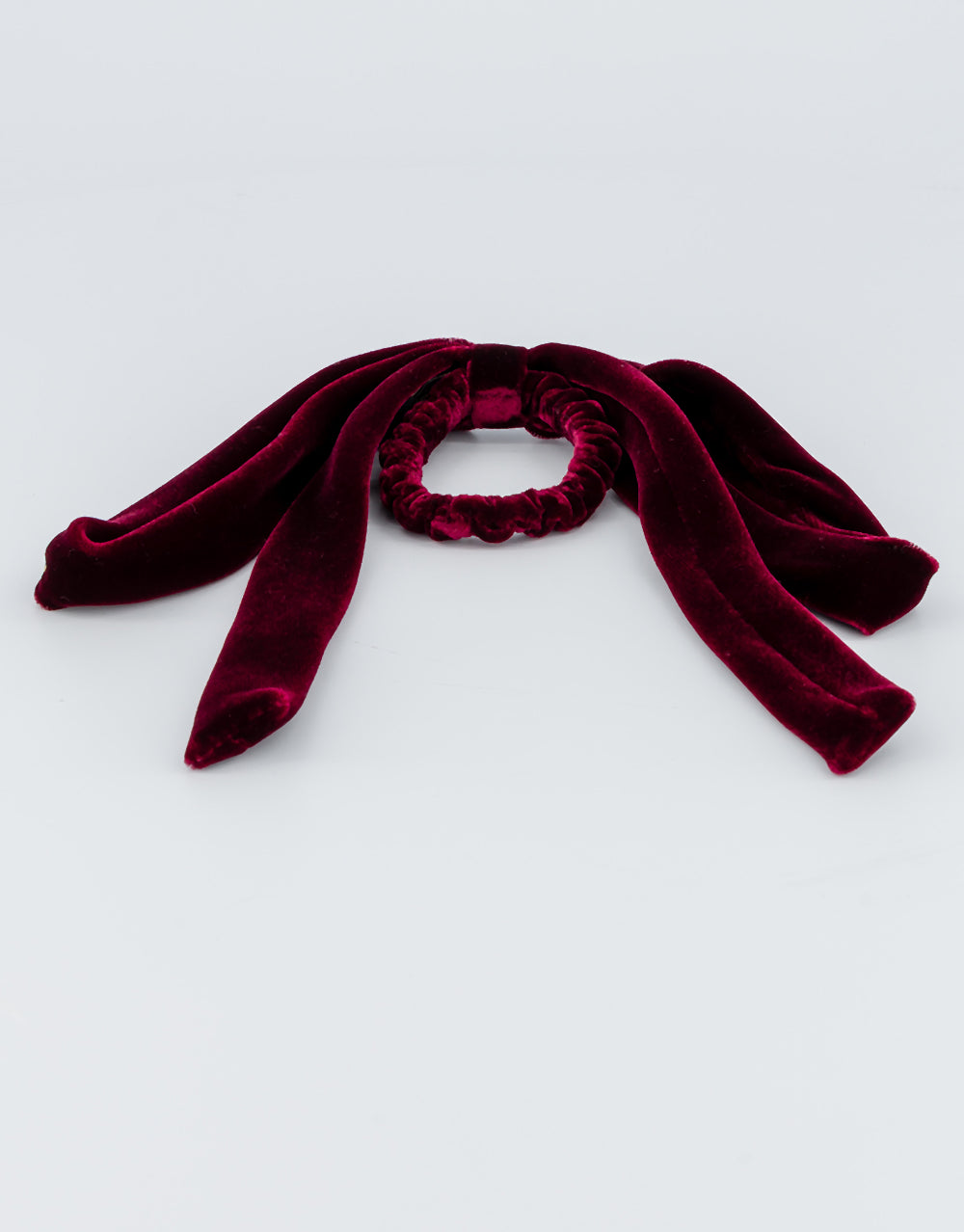 ALEXANDRE DE PARIS Isild Velvet Ribbon Hair Tie
