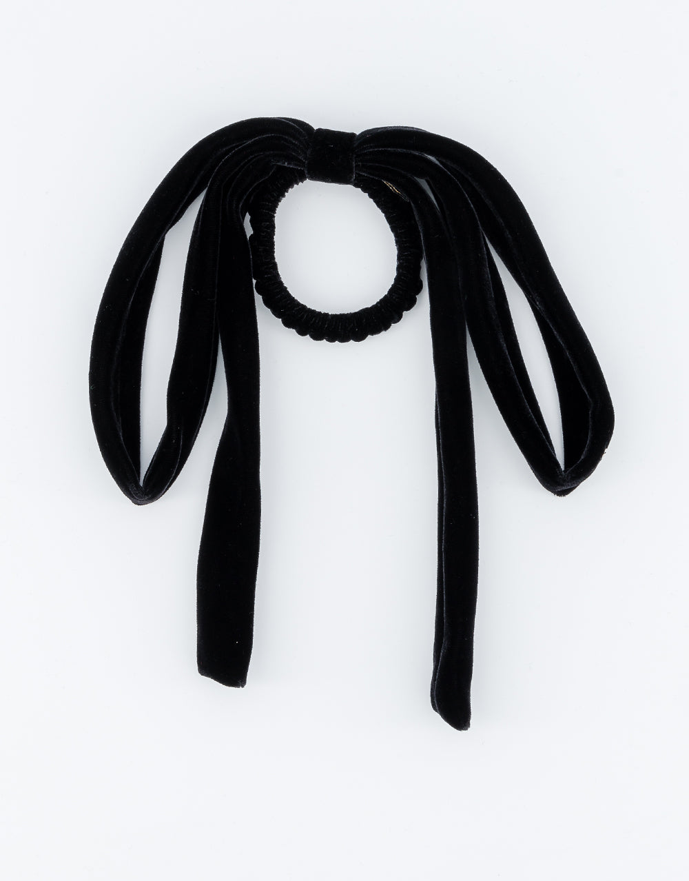 ALEXANDRE DE PARIS Isild Velvet Ribbon Hair Tie