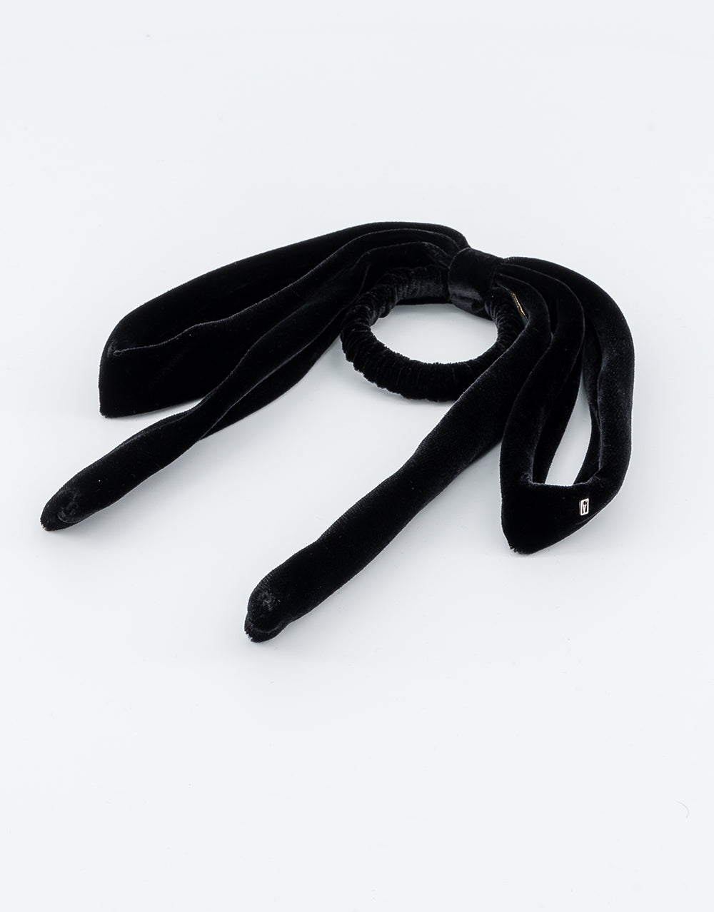 ALEXANDRE DE PARIS Isild Velvet Ribbon Hair Tie