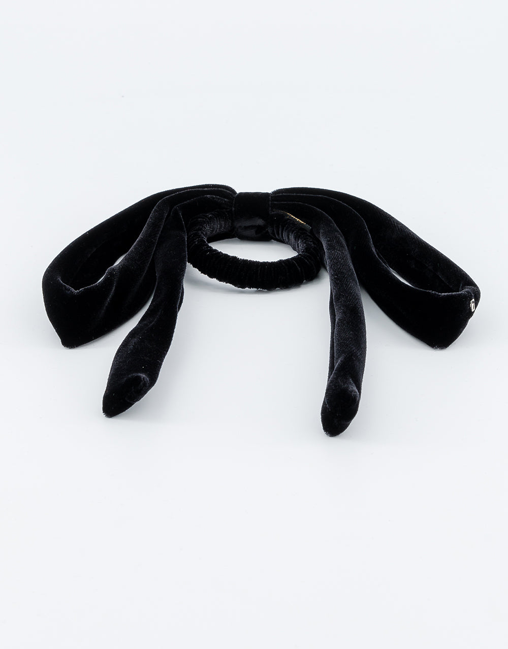ALEXANDRE DE PARIS Isild Velvet Ribbon Hair Tie