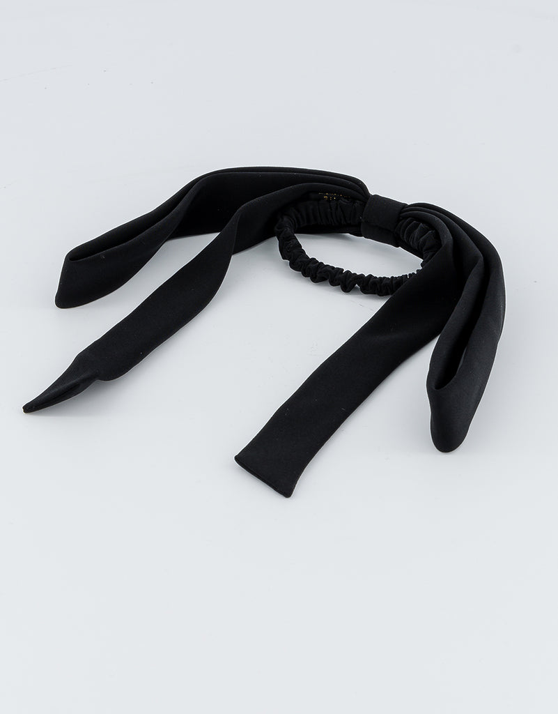ALEXANDRE DE PARIS Silk Bow Hair Tie