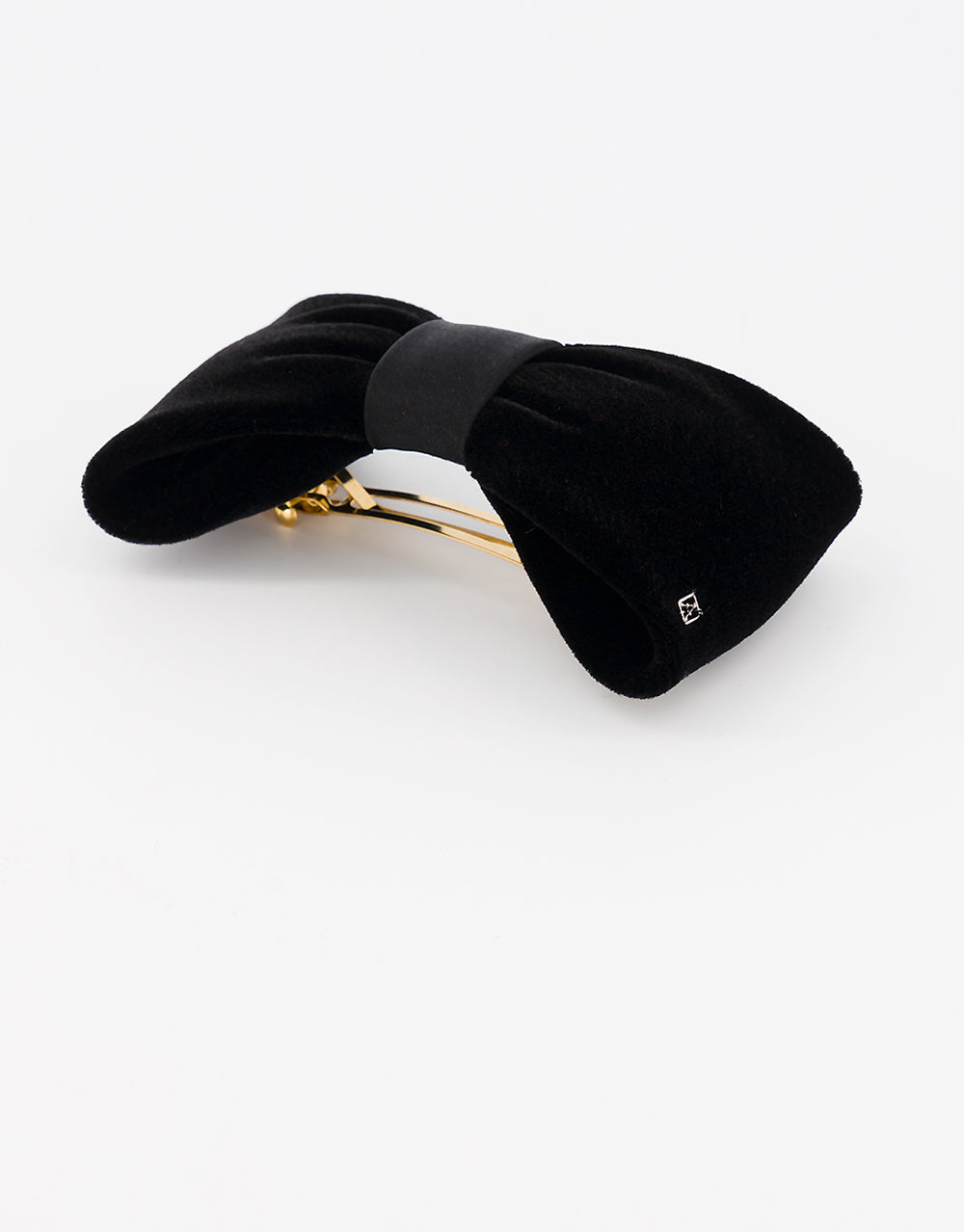 ALEXANDRE DE PARIS Josephine Velvet Bow Barette