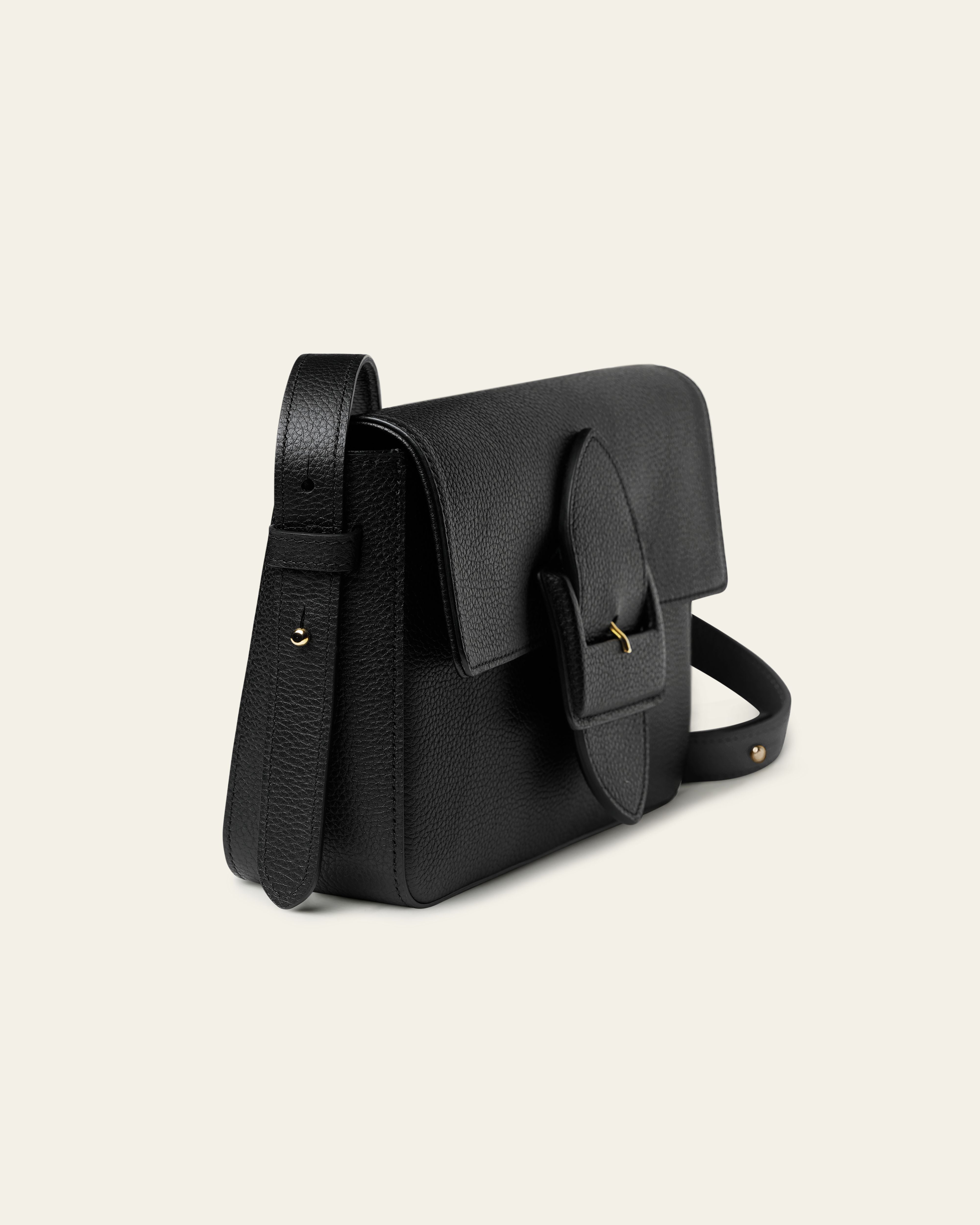 VAINCOURT Le Merveilleux Pebble Leather Cross Body Bag