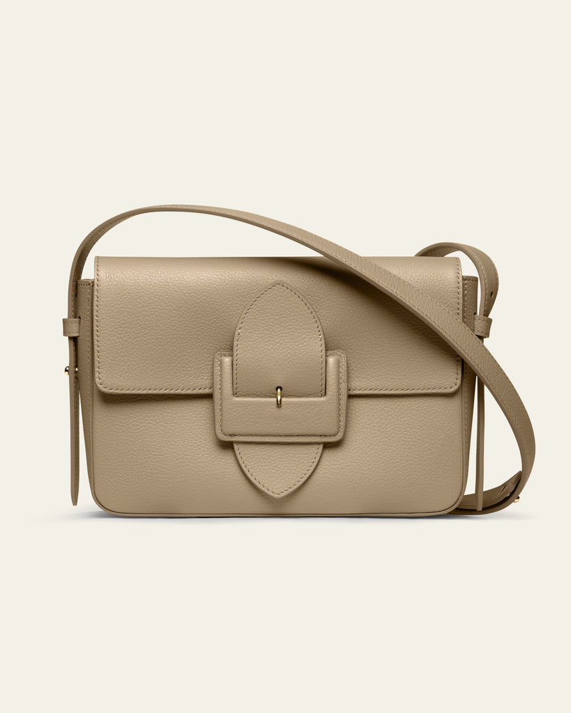 VAINCOURT Le Merveilleux Pebble Leather Cross Body Bag